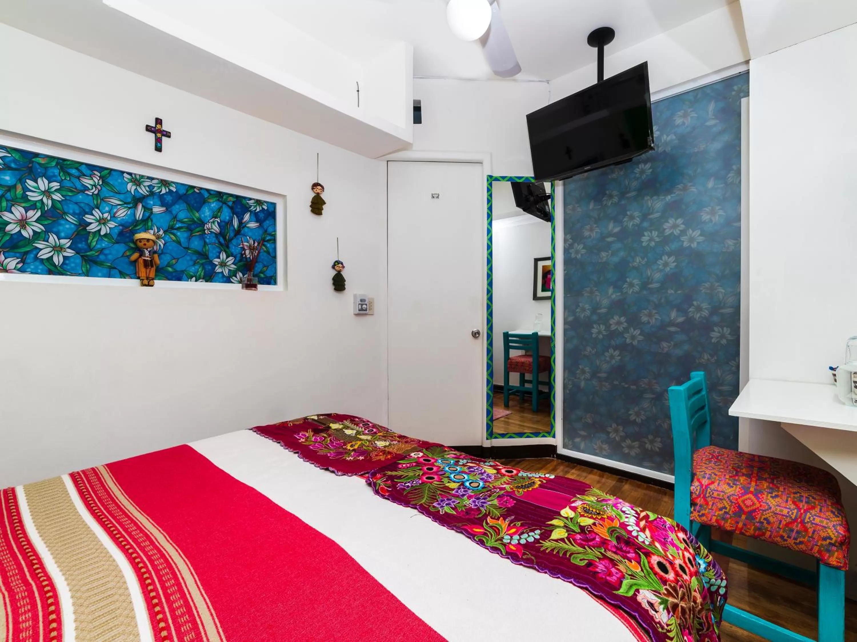 Bed in Casa Itzae B&B Polanquito Dog Friendly