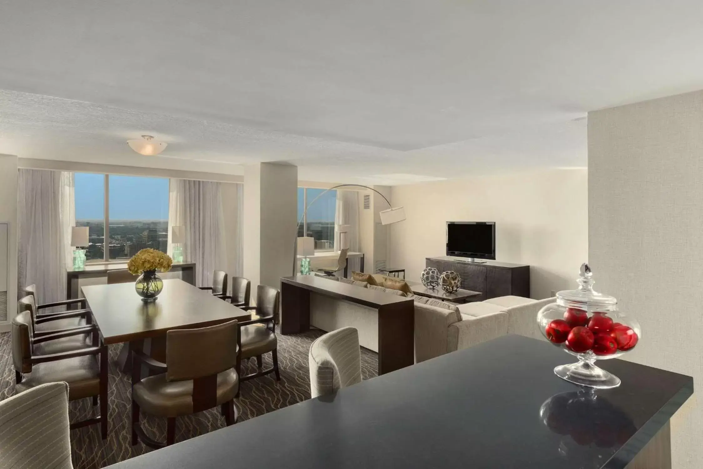 Bedroom, Dining Area in Hilton Salt Lake City Center