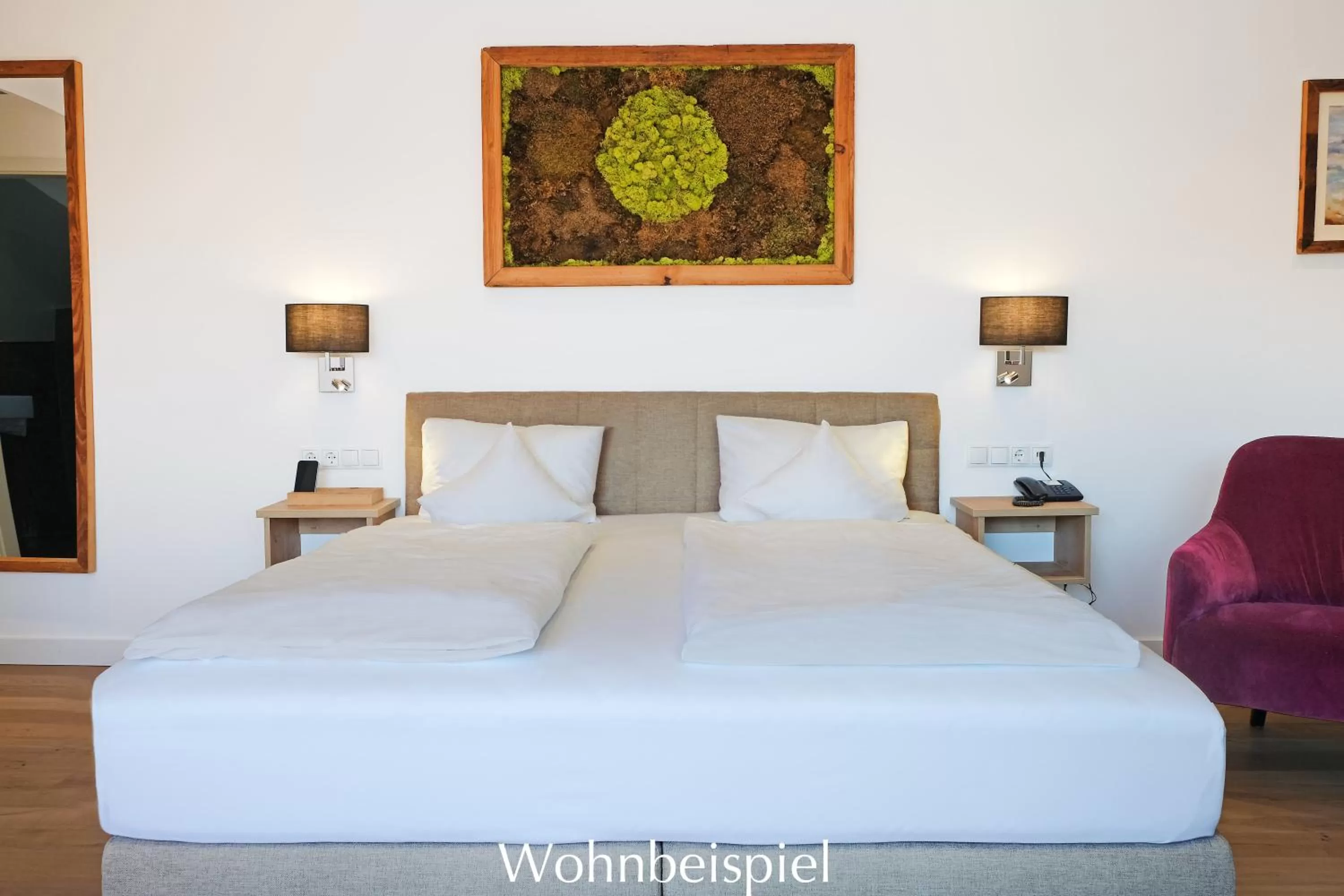 Bed in Hotel Bayerischer Hof