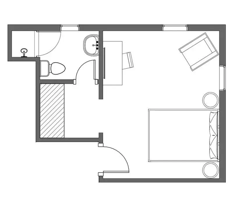 Floor Plan in Edwards House