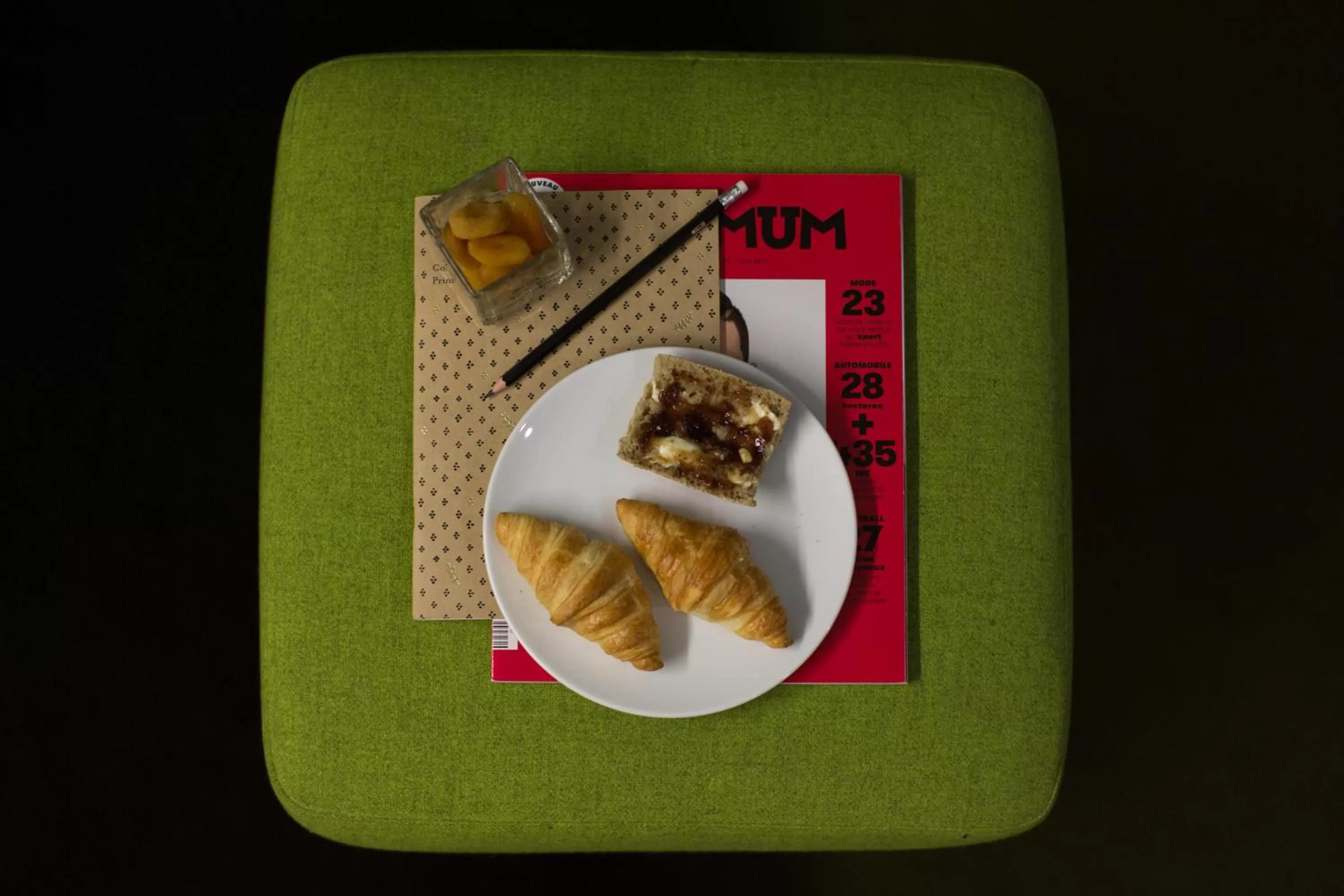 Continental breakfast in Hôtel Odyssey