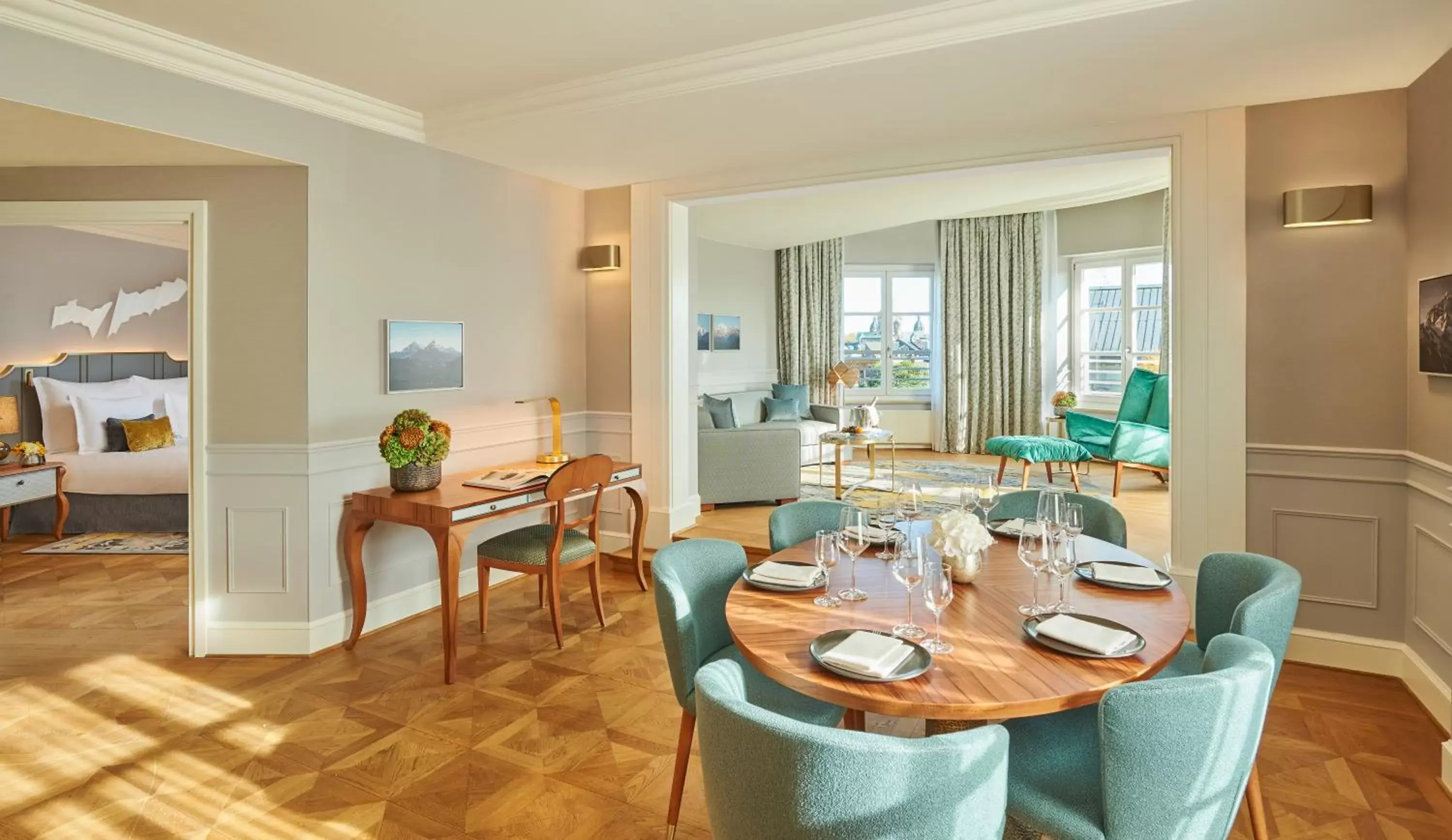 Property building, Dining Area in Mandarin Oriental, Munich