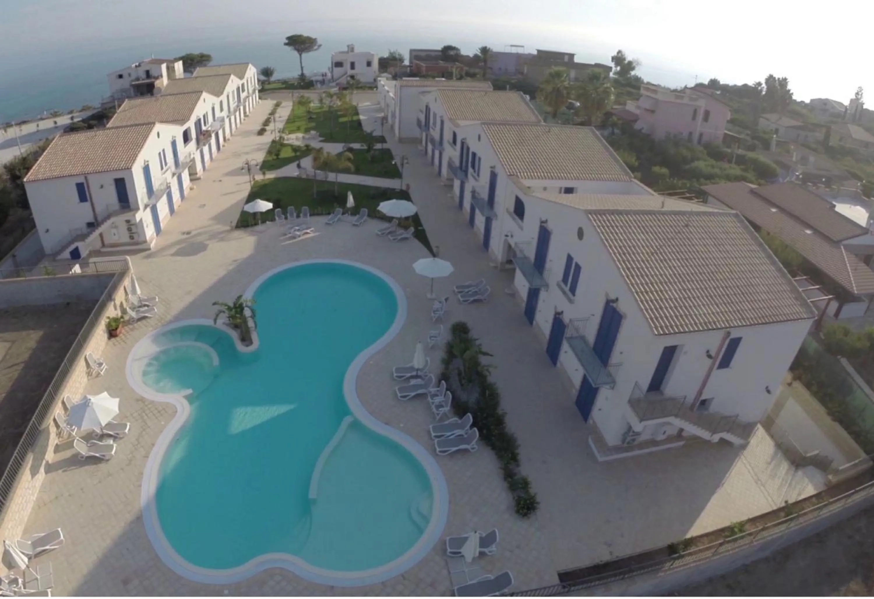 Bird's eye view in Scala Dei Turchi Resort