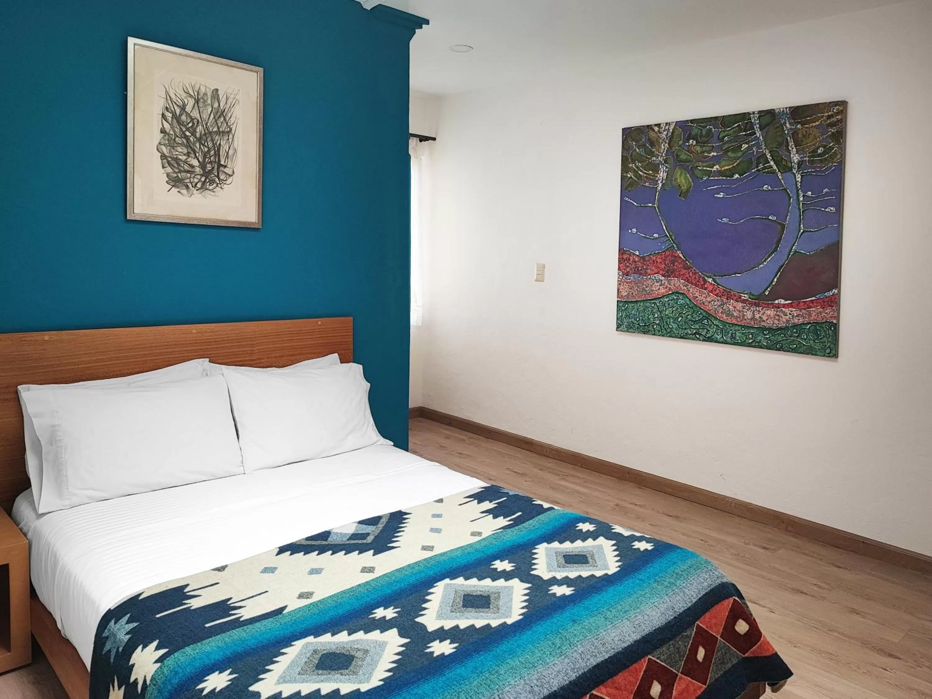 Bed in Hotel Casa Merced