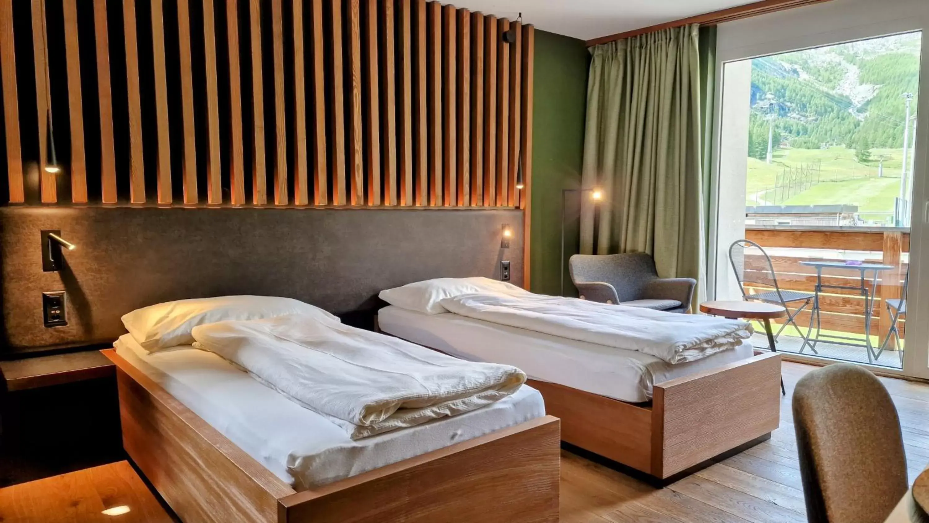 Bed in Amber Ski-in/out Hotel & Spa