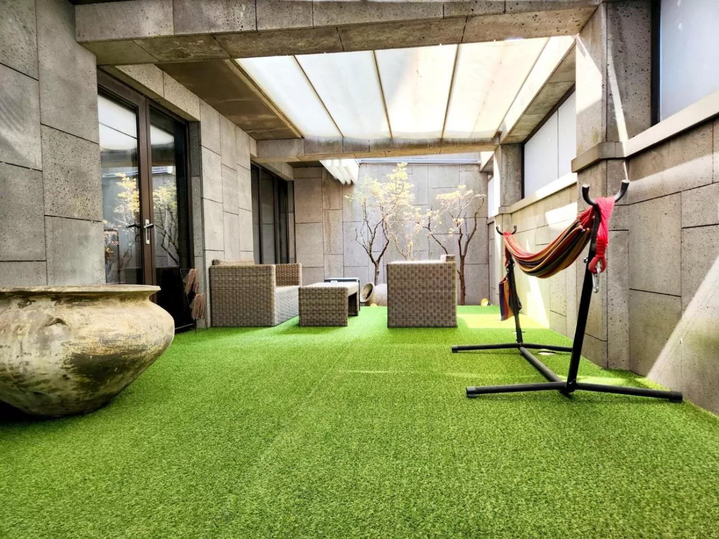 Balcony/Terrace in JS Boutique Hotel