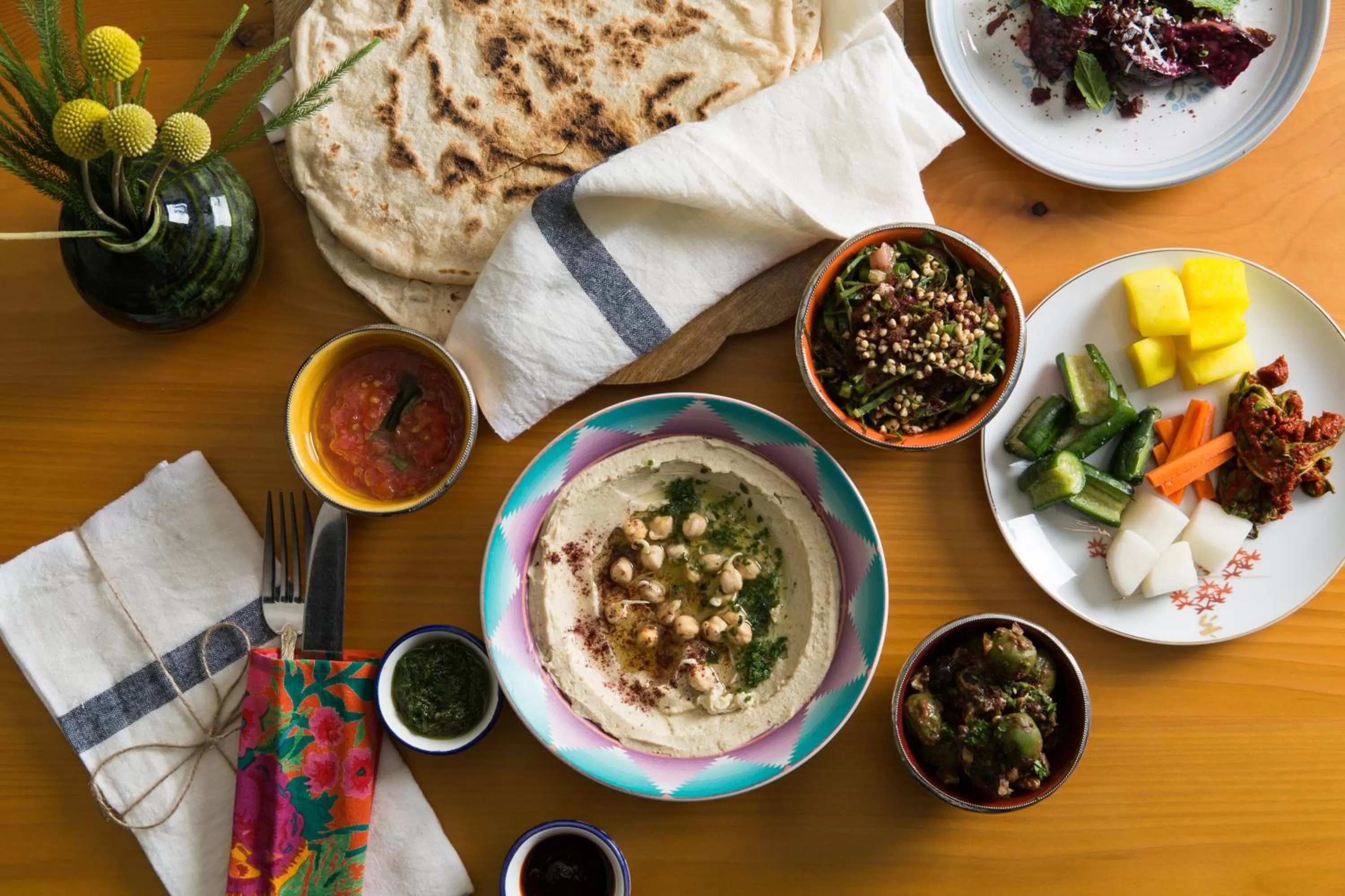 Lunch in Freehand Los Angeles