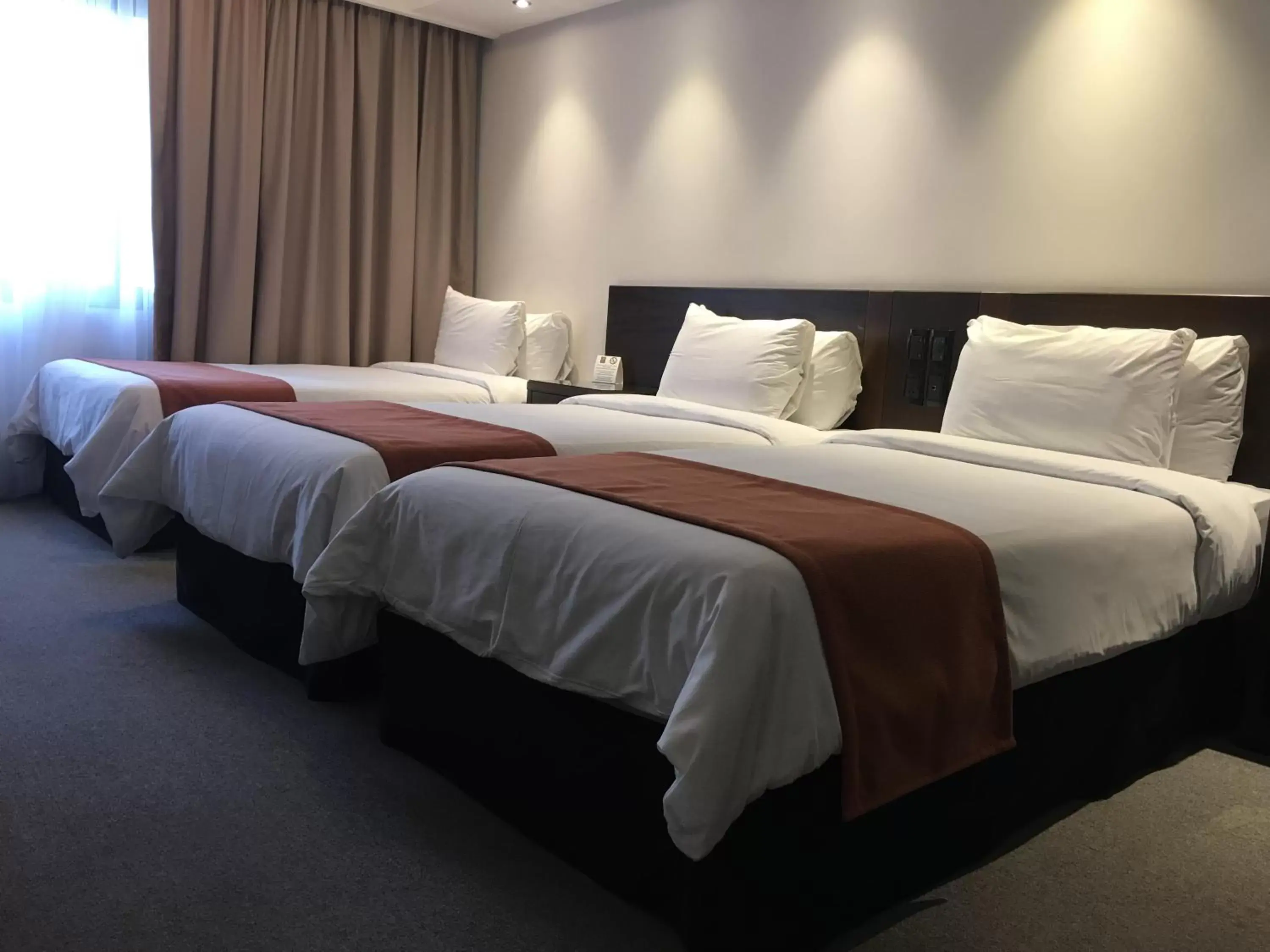 Photo of the whole room, Bed in Crystal Tower