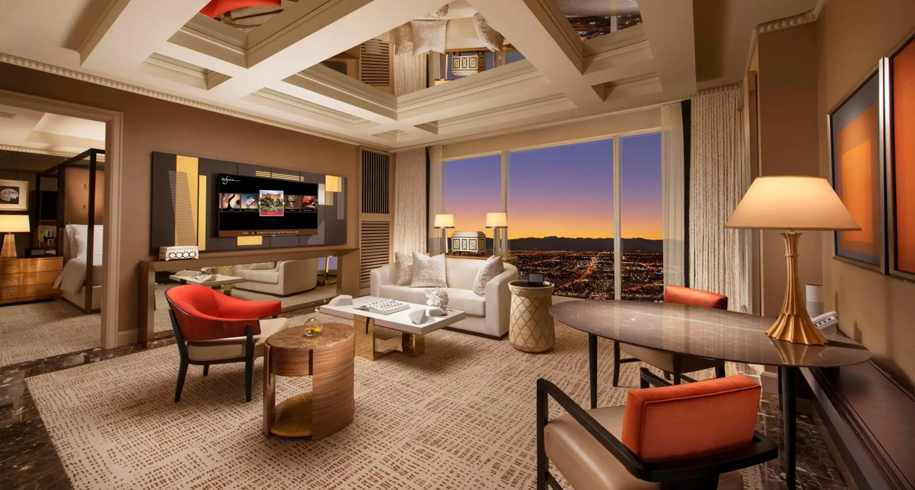 Communal lounge/ TV room in Wynn Las Vegas