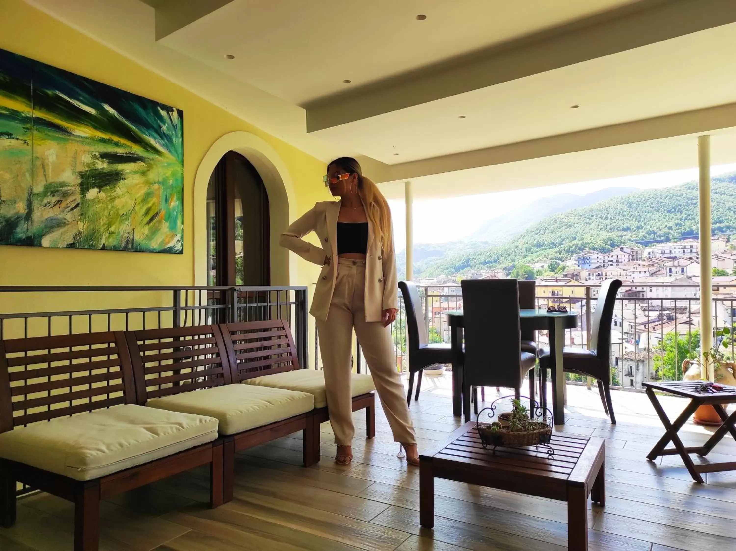 Balcony/Terrace in La Voce del Fiume Dimora di Charme