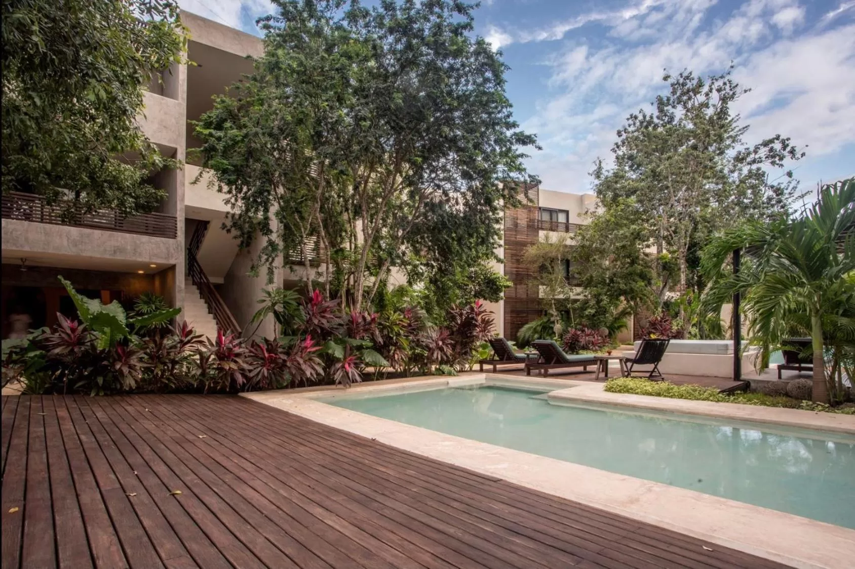 Swimming pool in Panacea Condo Tulum