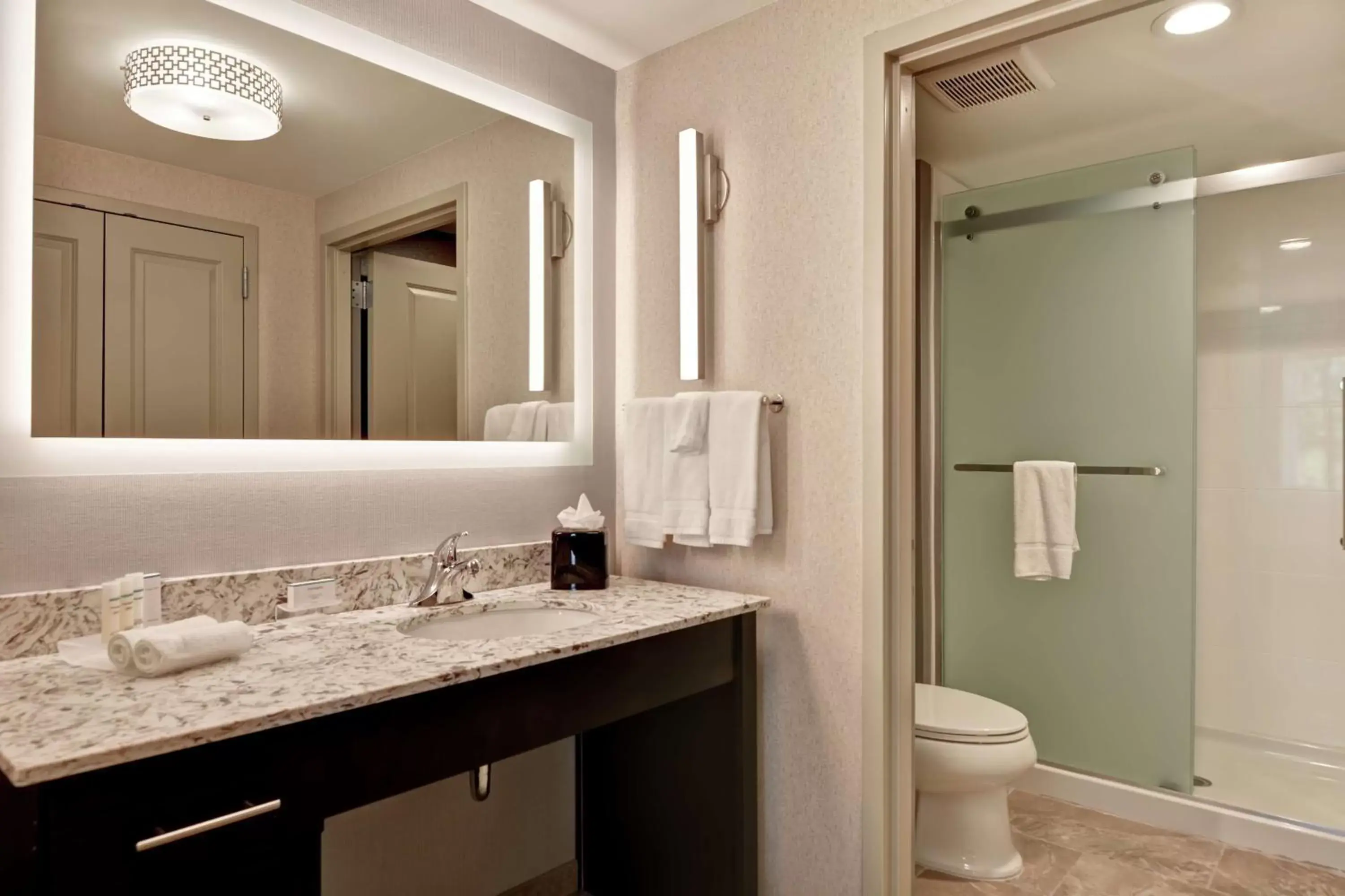 Bathroom in Homewood Suites By Hilton Poughkeepsie