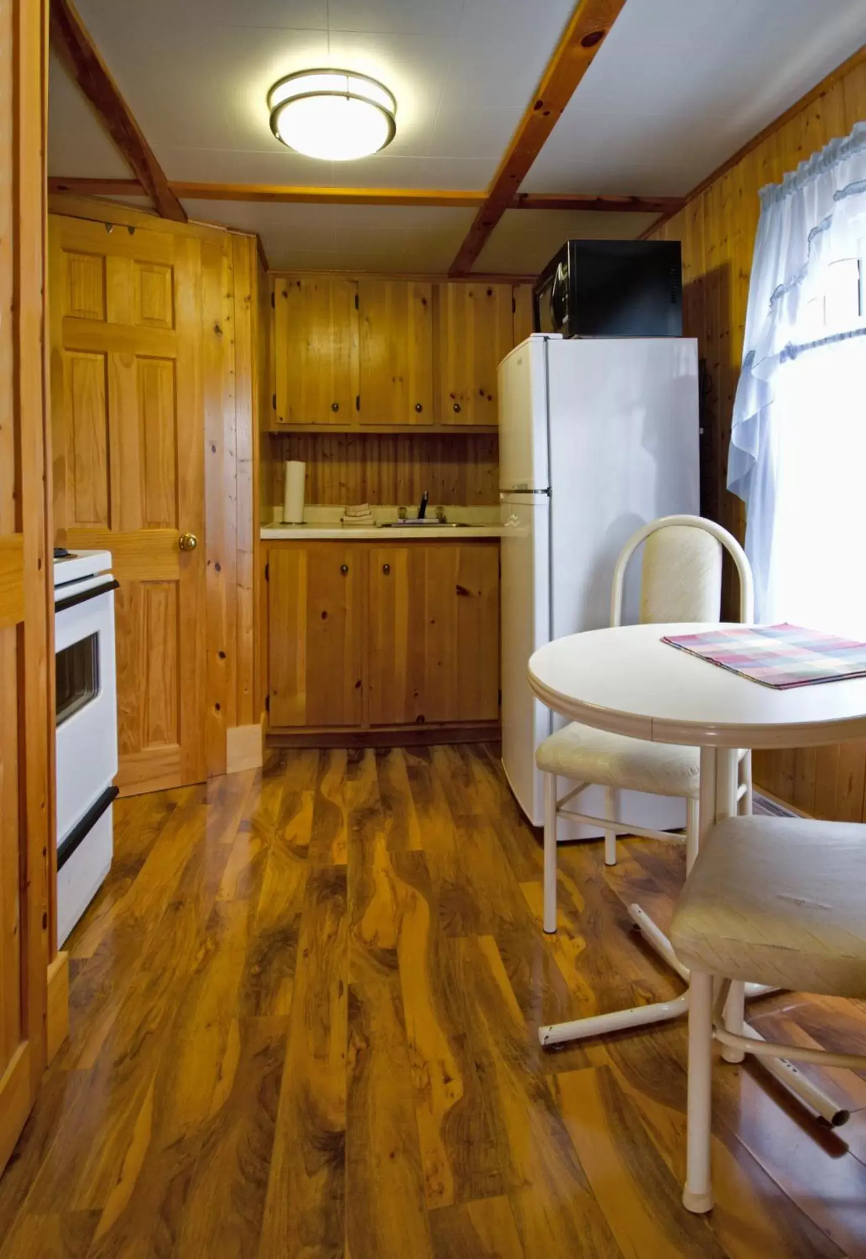 Kitchen or kitchenette in Mackenzie Motel & Cottages