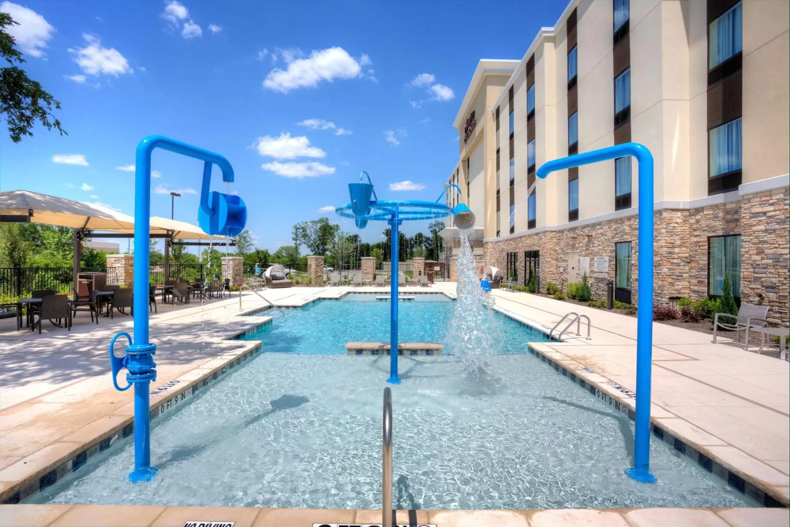 Pool view in Hampton Inn & Suites Dallas/Plano-East
