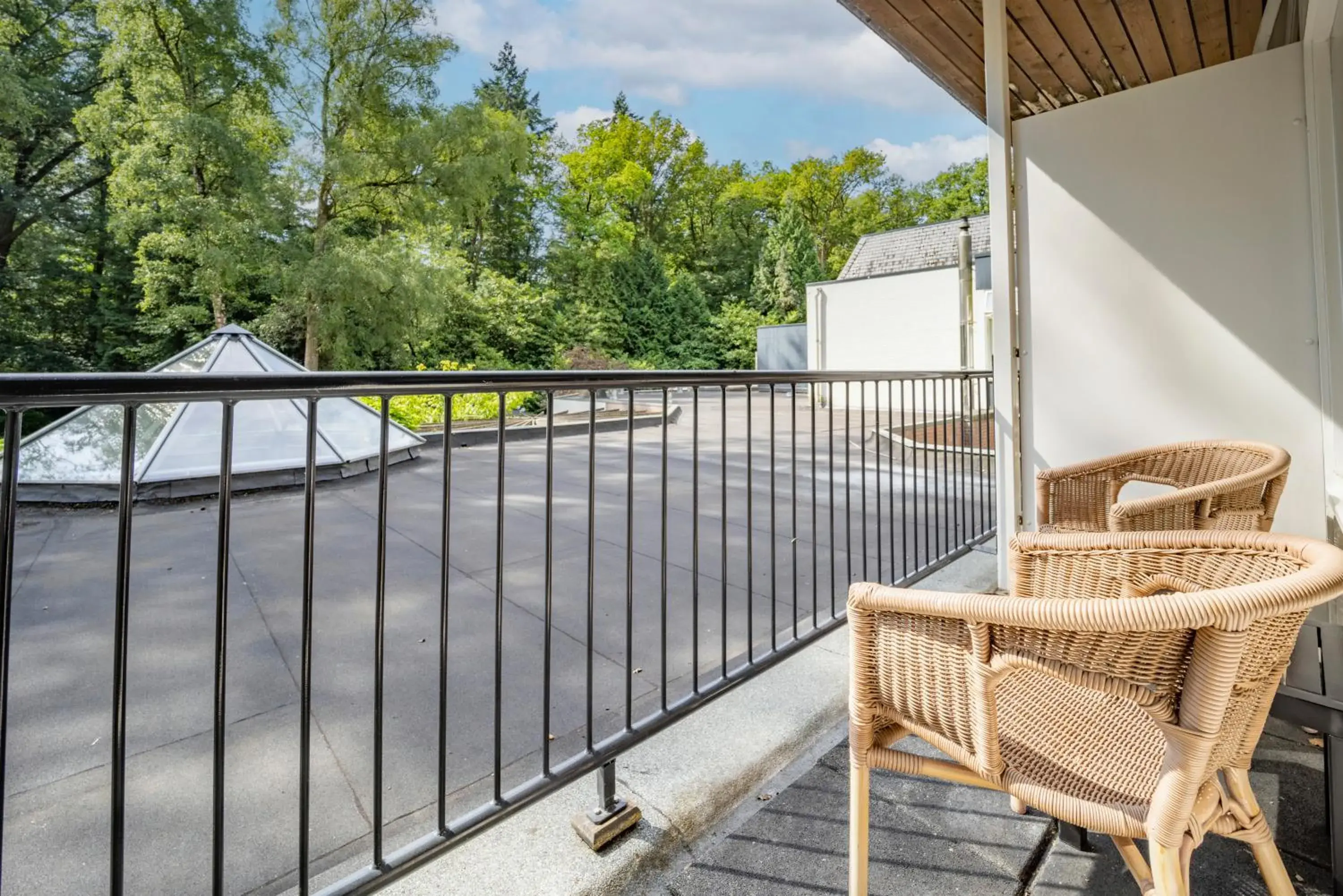 Balcony/Terrace in Fletcher Hotel-Restaurant De Scheperskamp