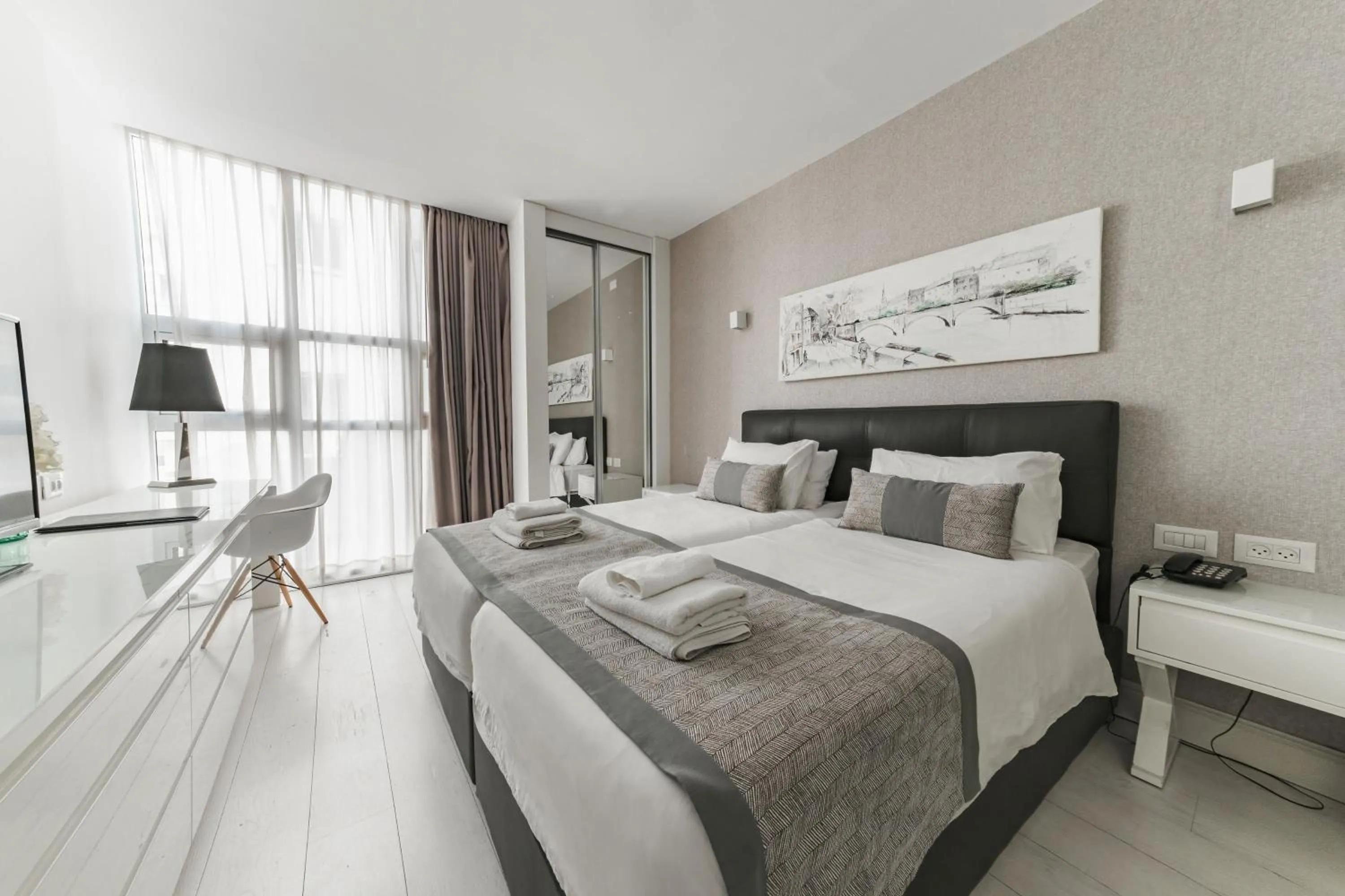 Photo of the whole room, Bed in Kikar Boutique Hotel