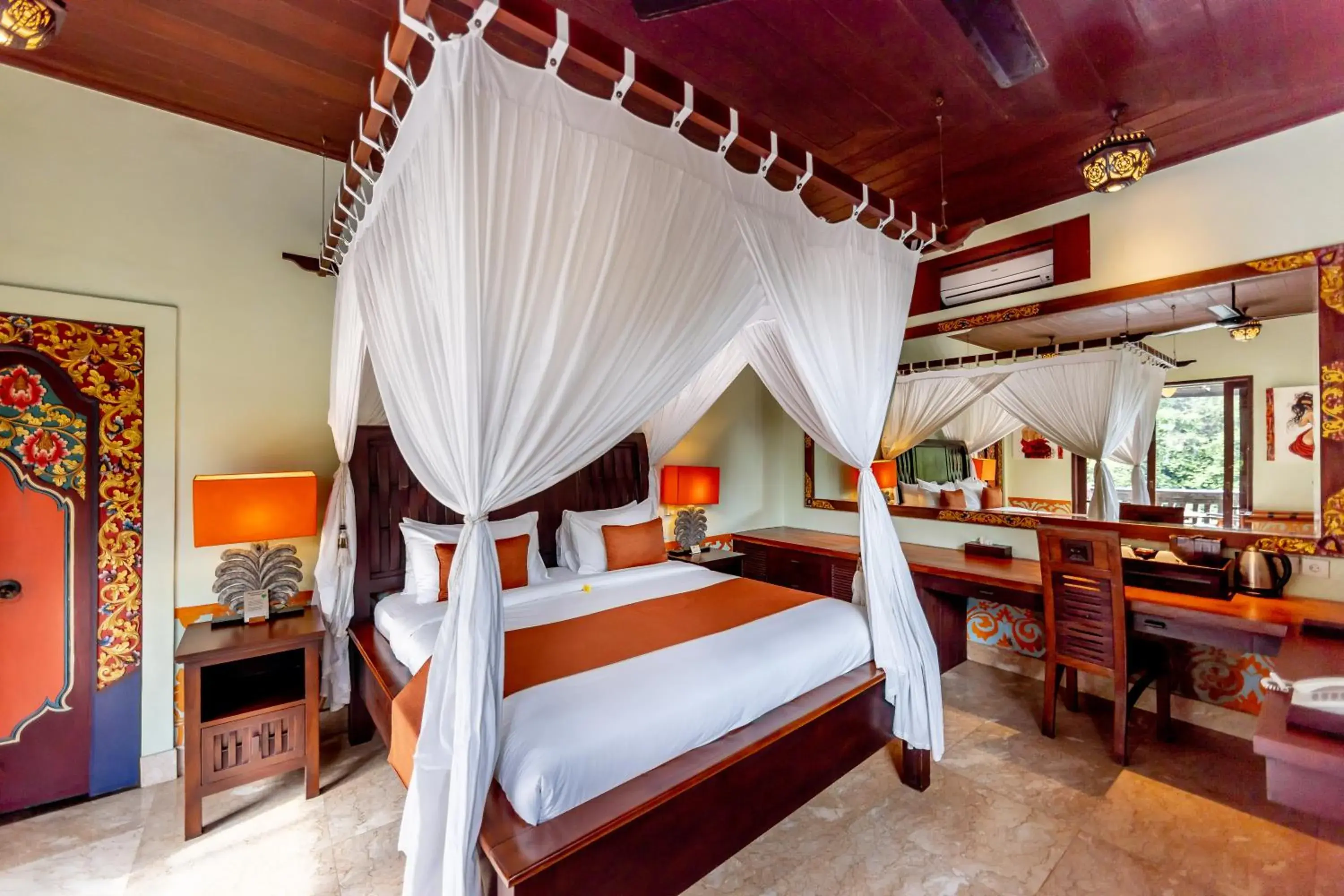 Bed in Bidadari Private Villas & Retreat