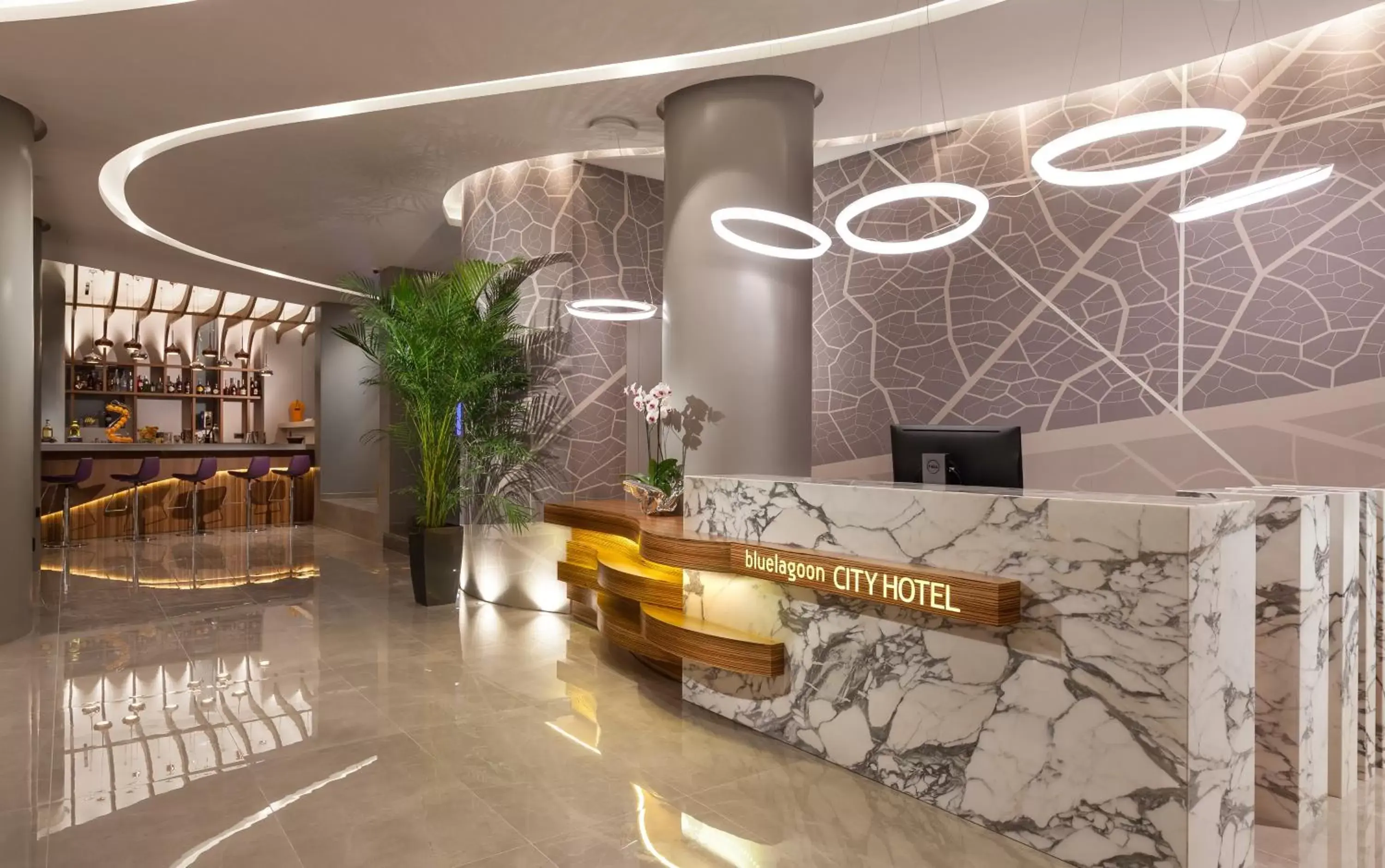 Lobby or reception in Blue Lagoon City Hotel Lobby or reception in Blue Lagoon City Hotel