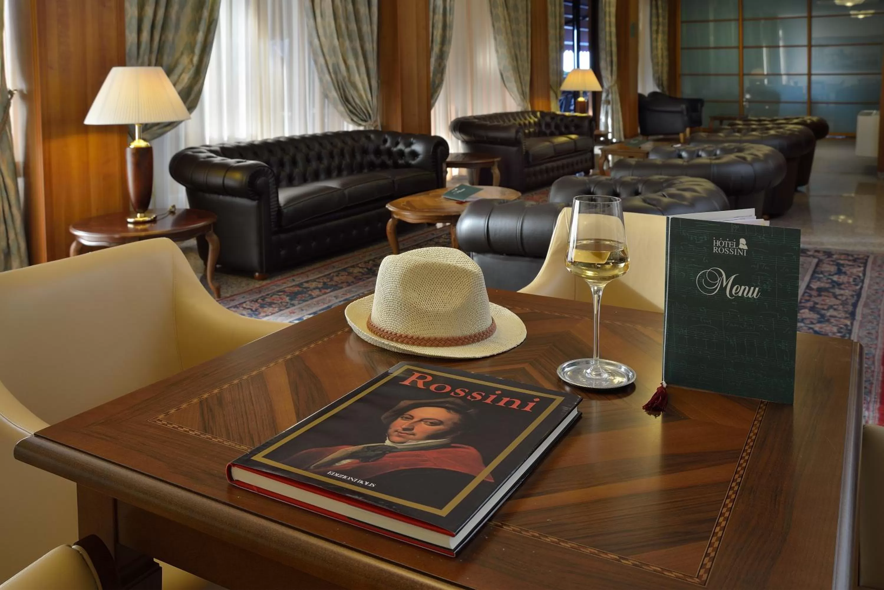 Lobby or reception in Hotel Rossini