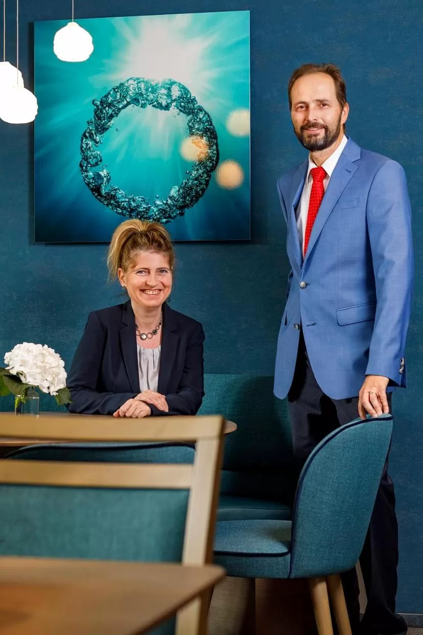 People in Seehotel Delphin