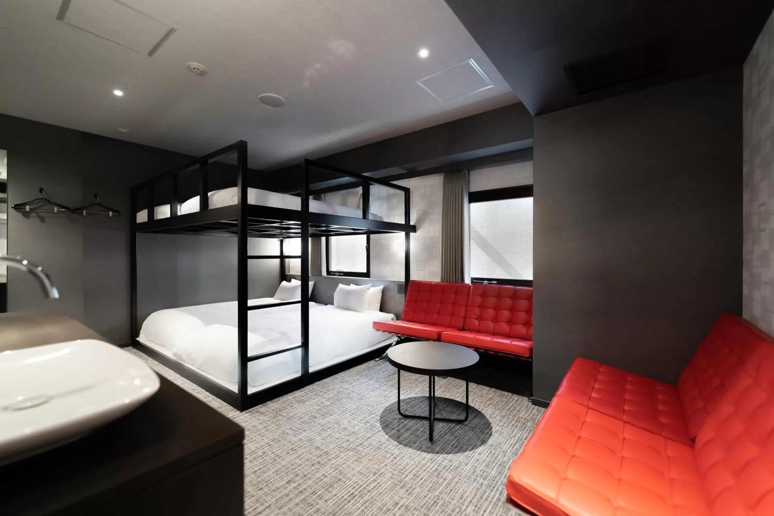 Photo of the whole room, Bed in EN HOTEL Hakata