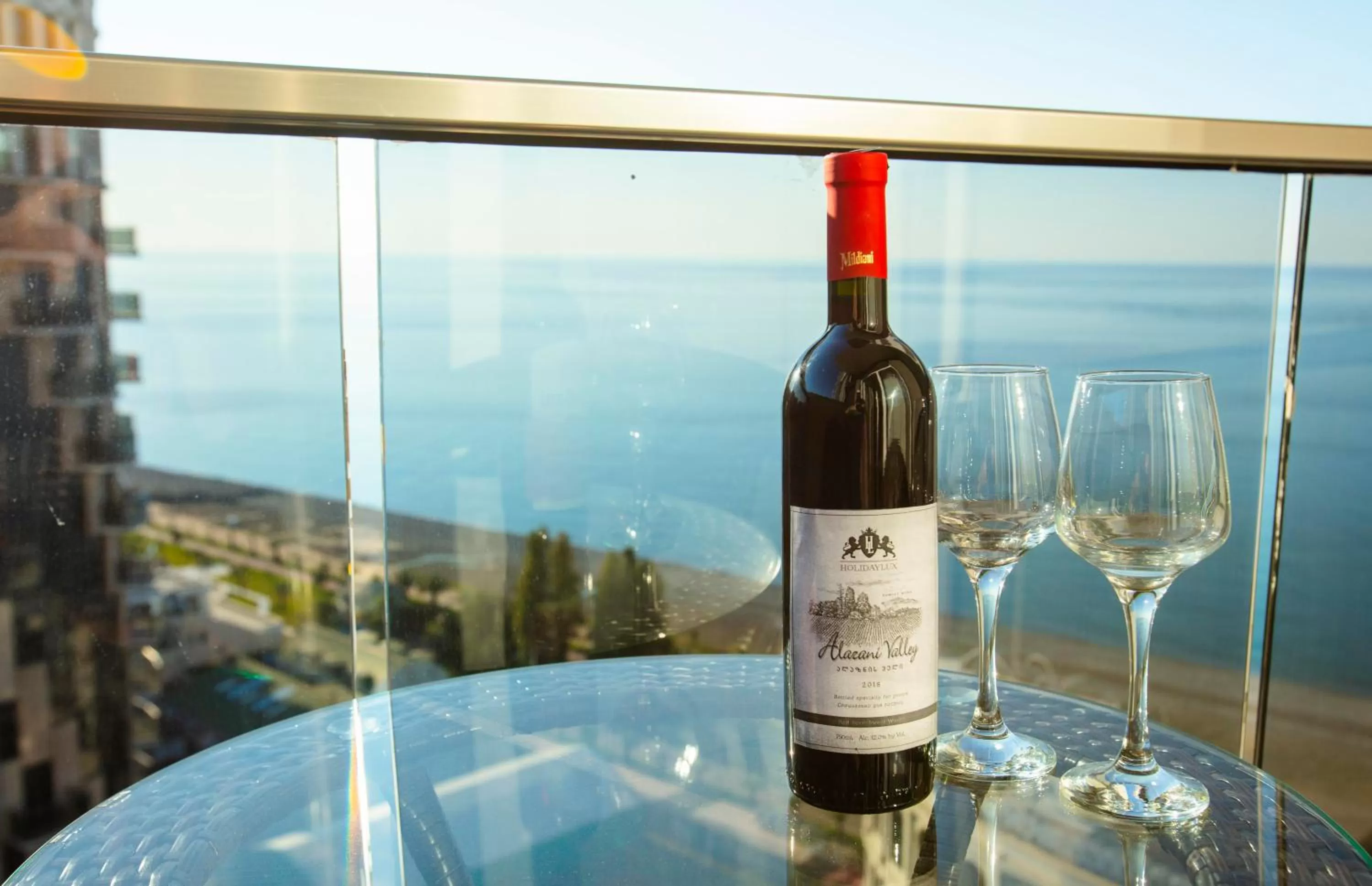 Balcony/Terrace in Holiday Lux Sea Towers Batumi