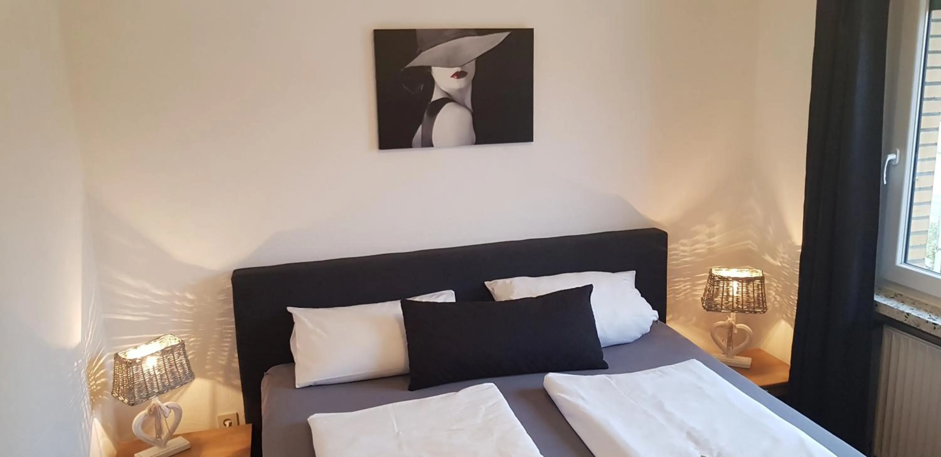 Bed in Hotel Schwedenkrone