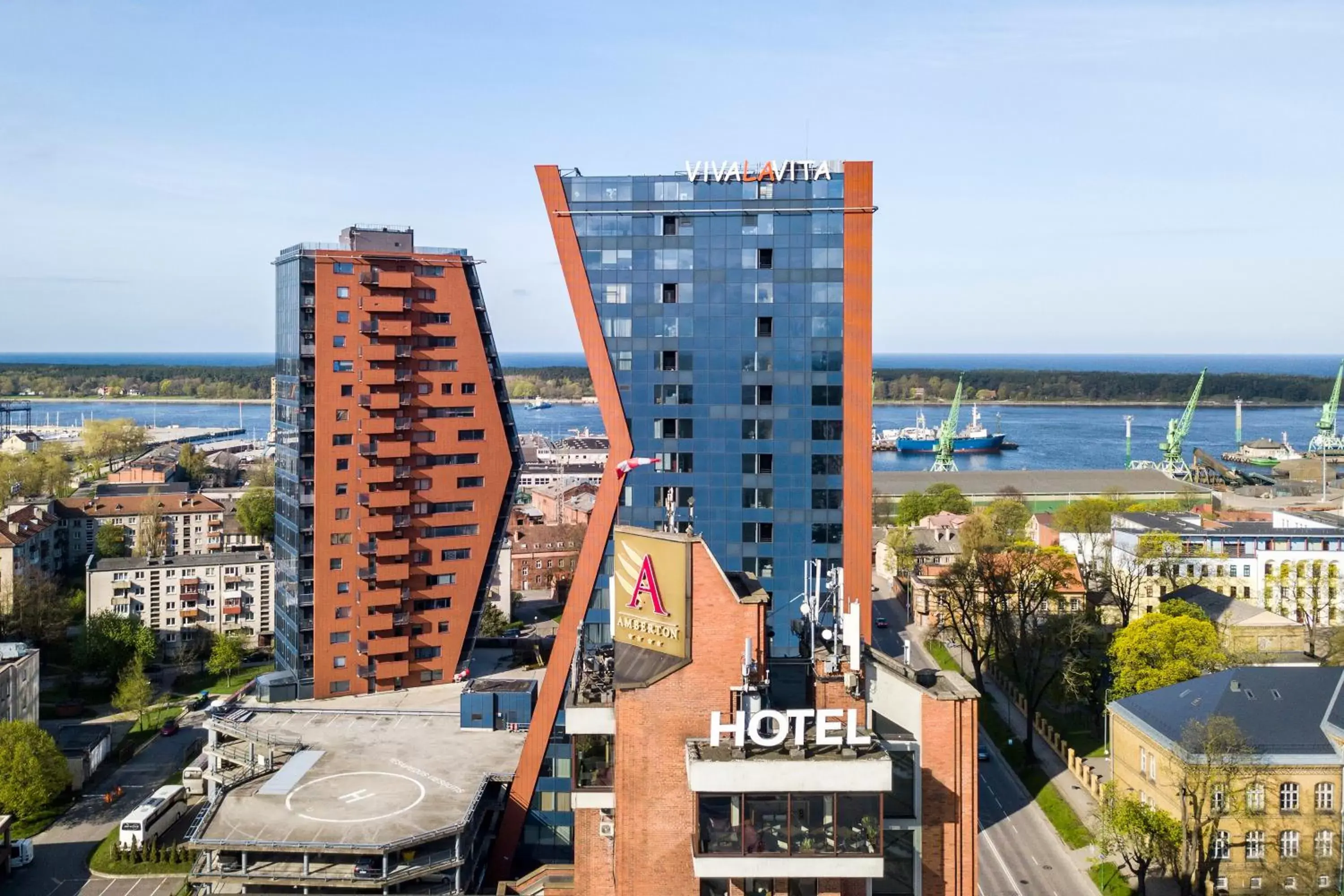 Property building in Amberton Hotel Klaipeda