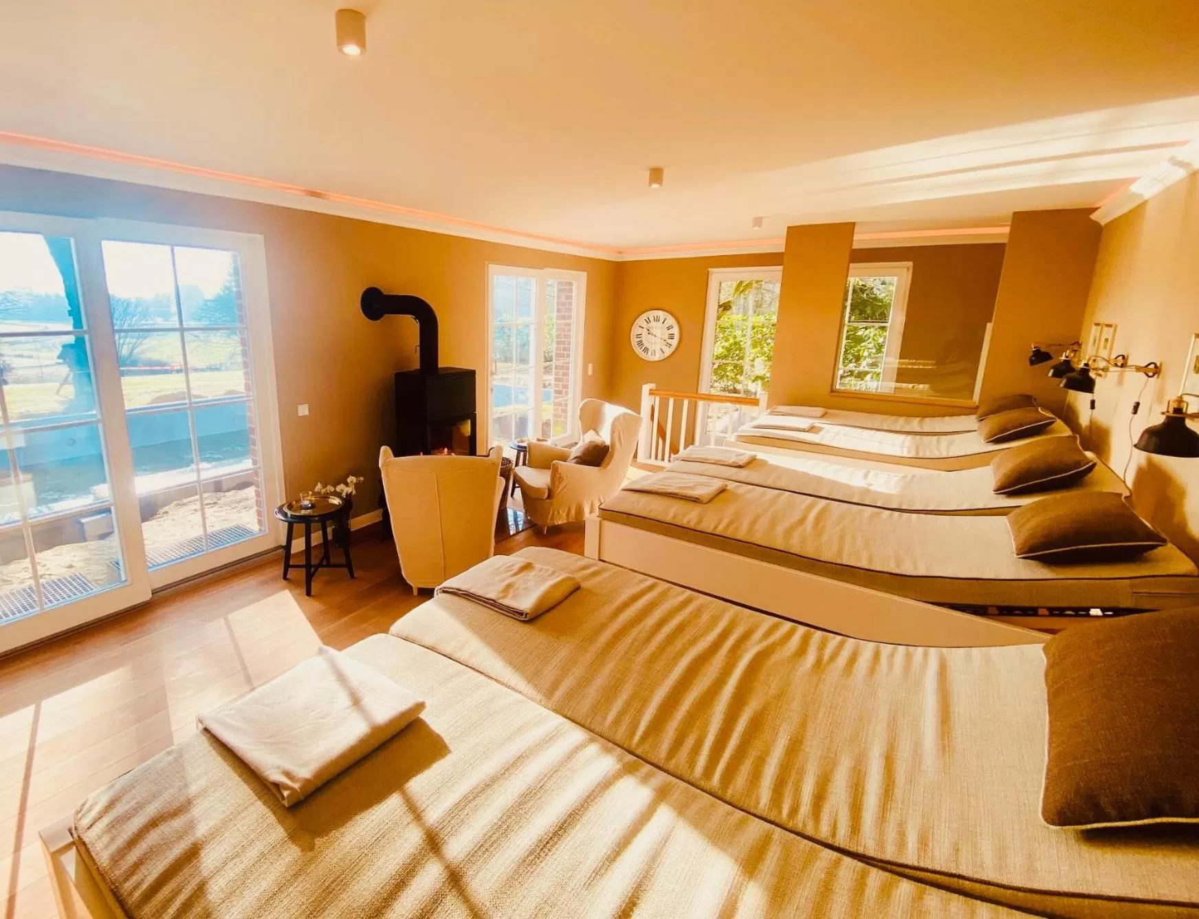 Spa and wellness centre/facilities, Bed in Landhaus Eggert