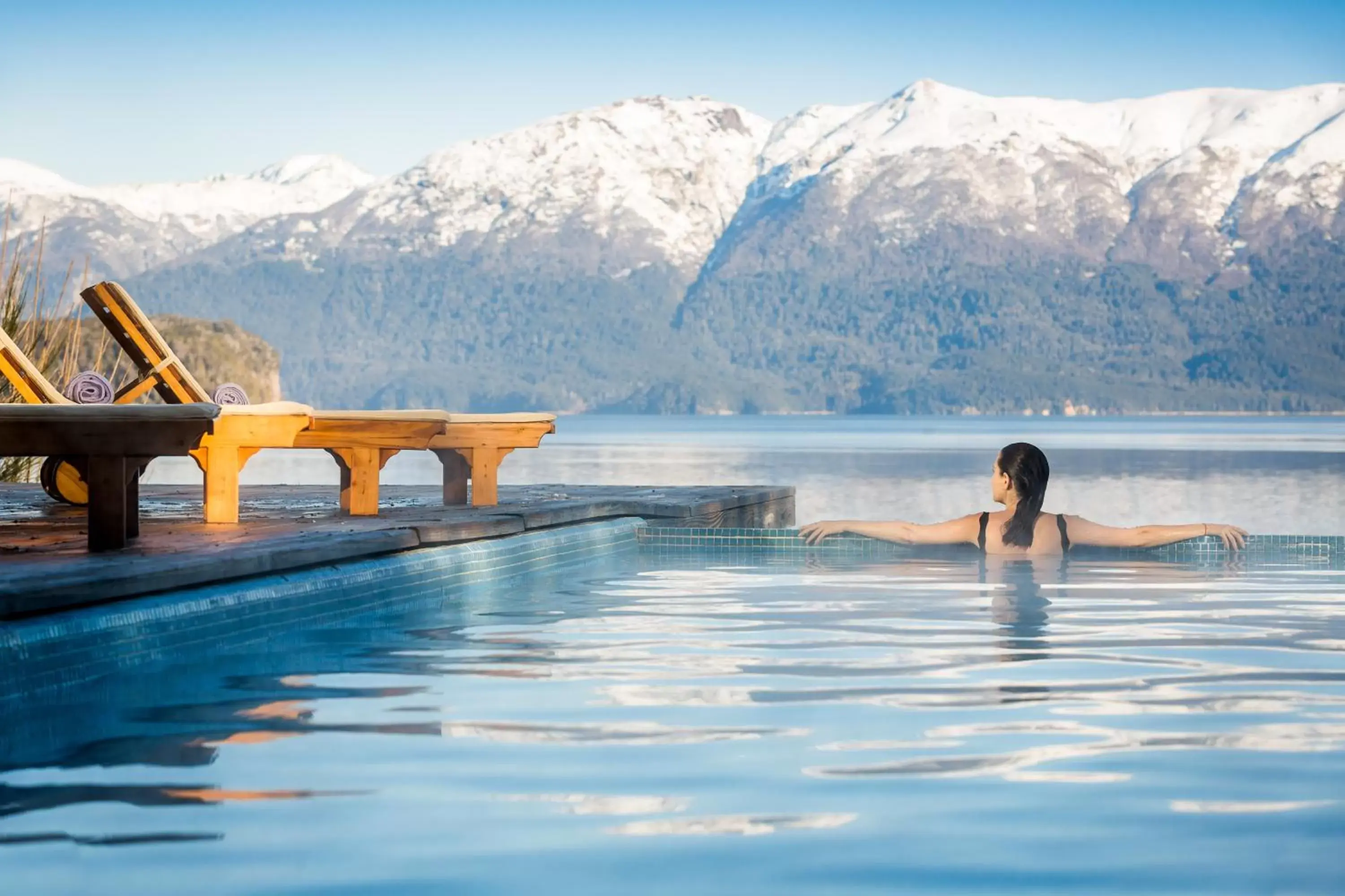 Lake view, Swimming Pool in Correntoso Lake & River Hotel