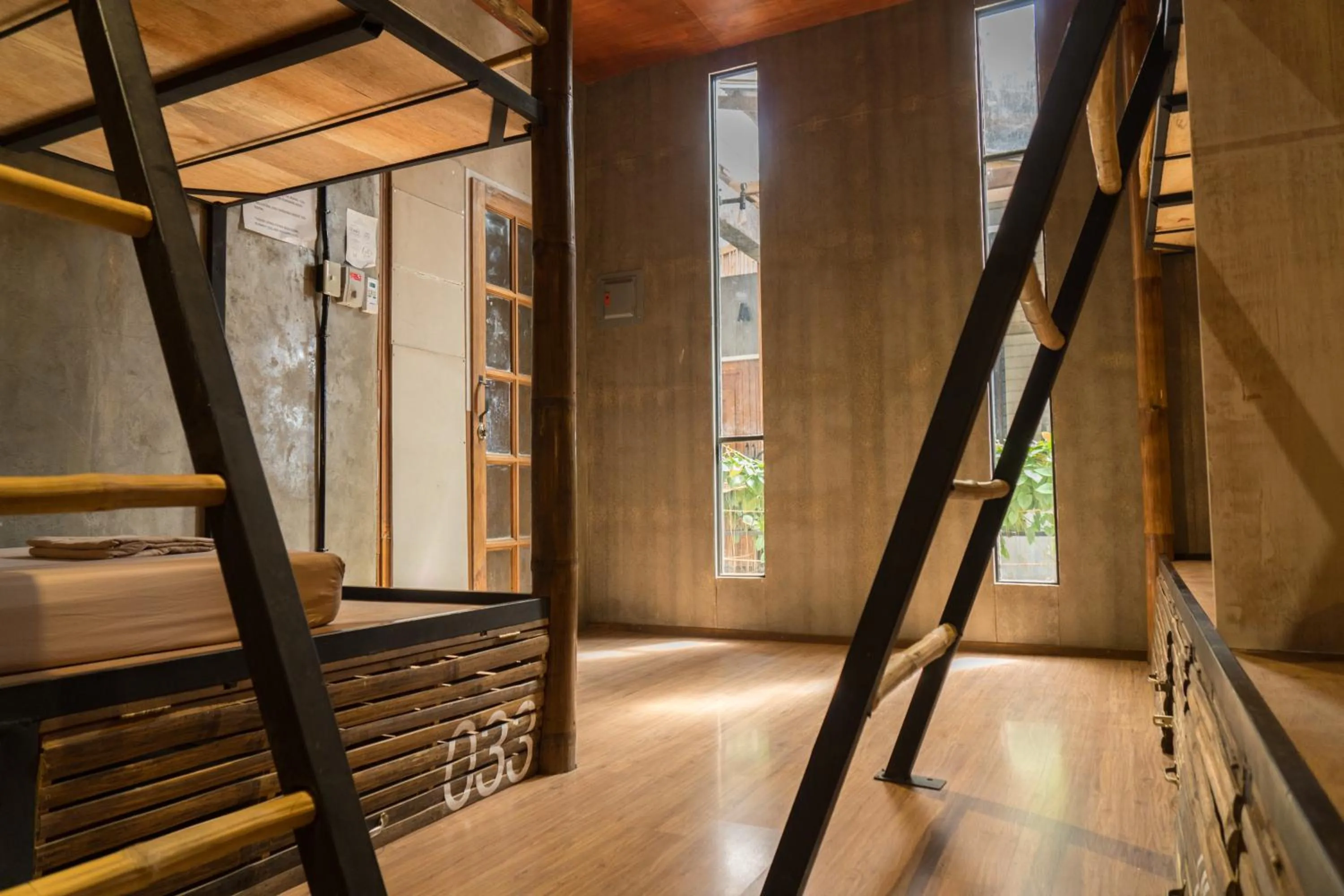 Bed in The Flying Fish Hostel