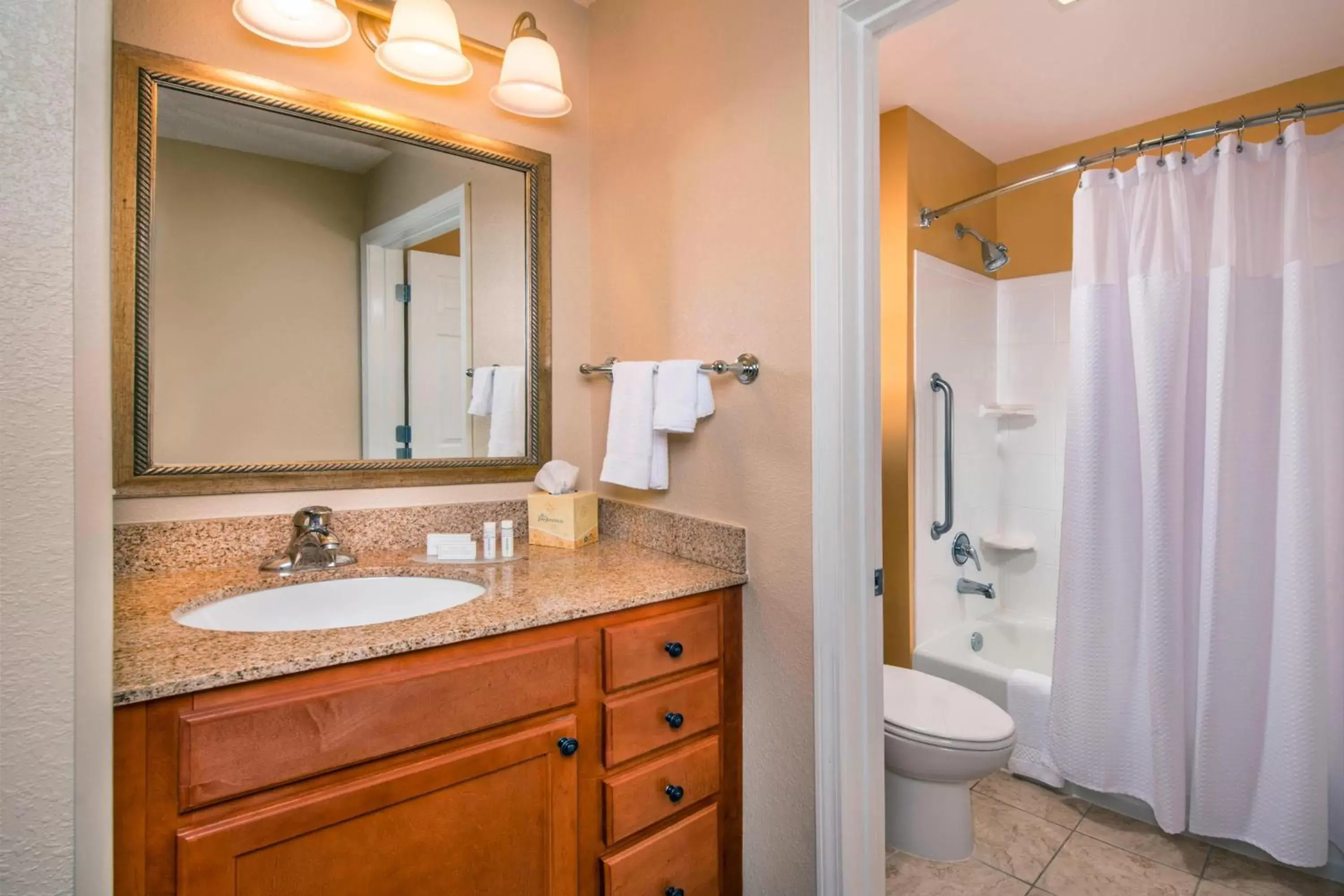 Bathroom in TownePlace Suites by Marriott Clinton at Joint Base Andrews