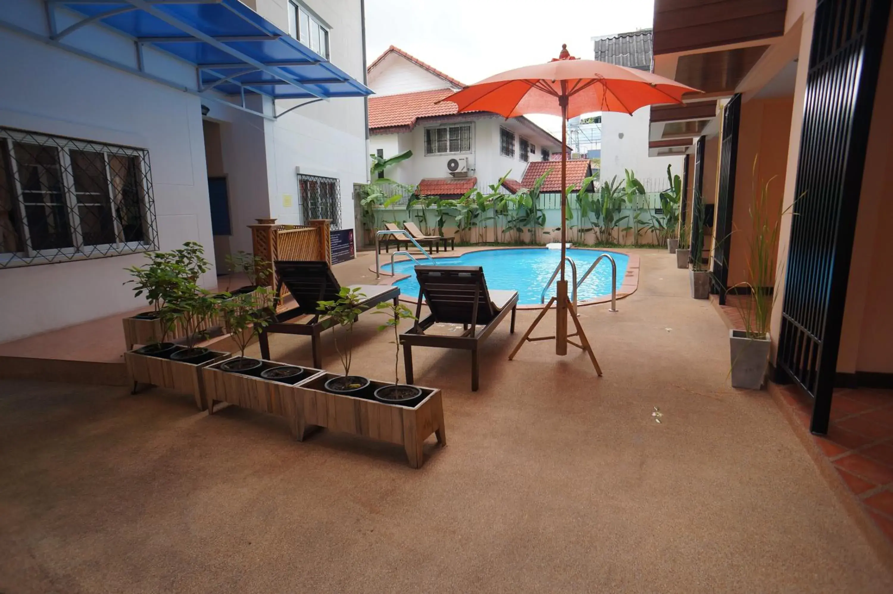 View (from property/room), Swimming Pool in Manee Cool Mueang
