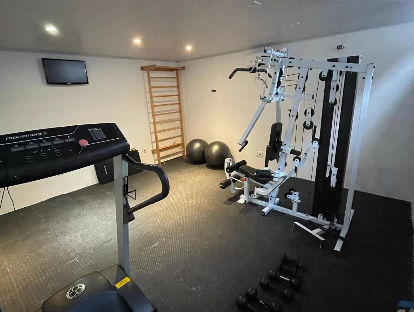 Fitness centre/facilities in Calandre Hotel