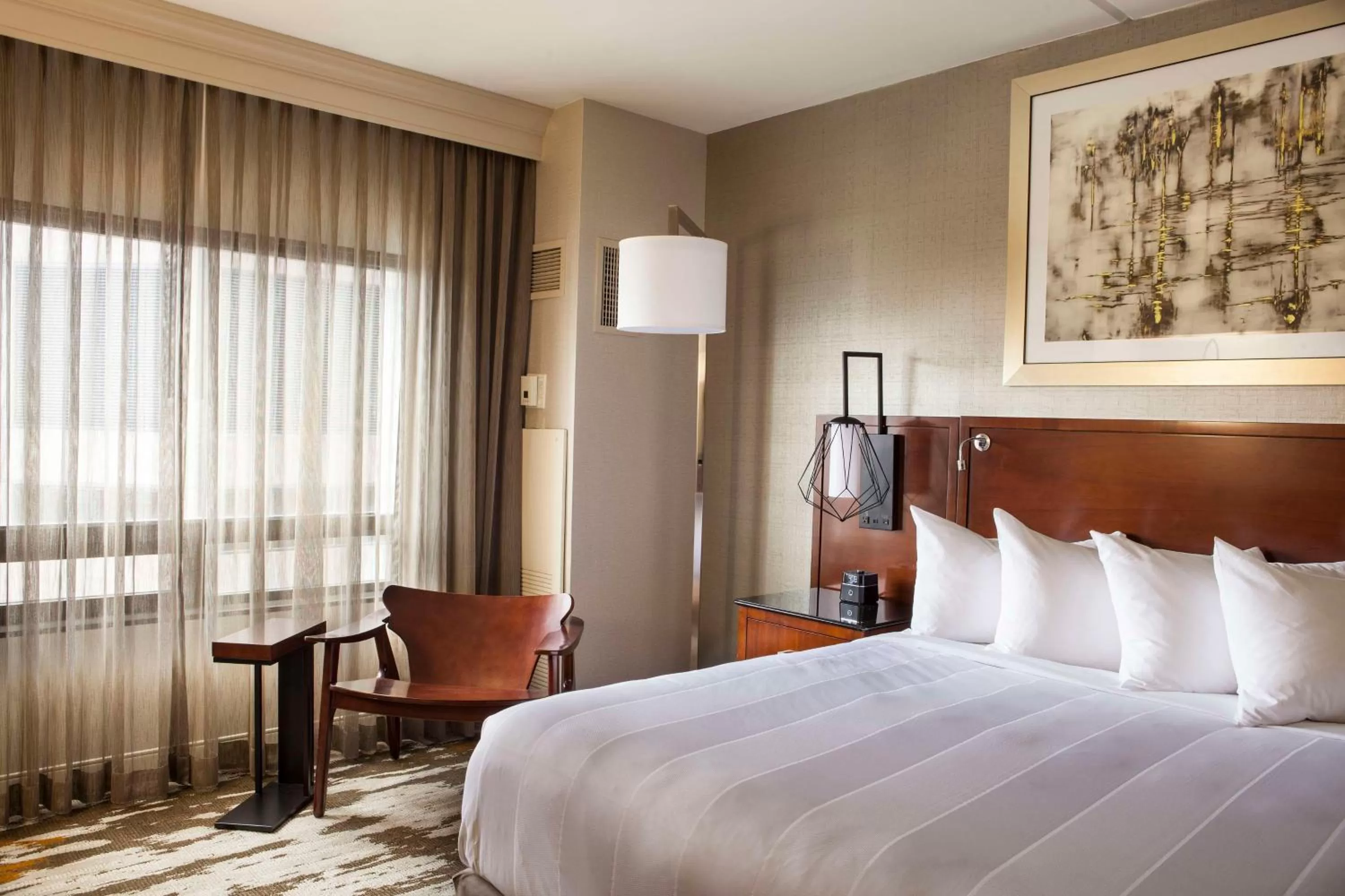 View (from property/room), Bed in Hilton Denver City Center