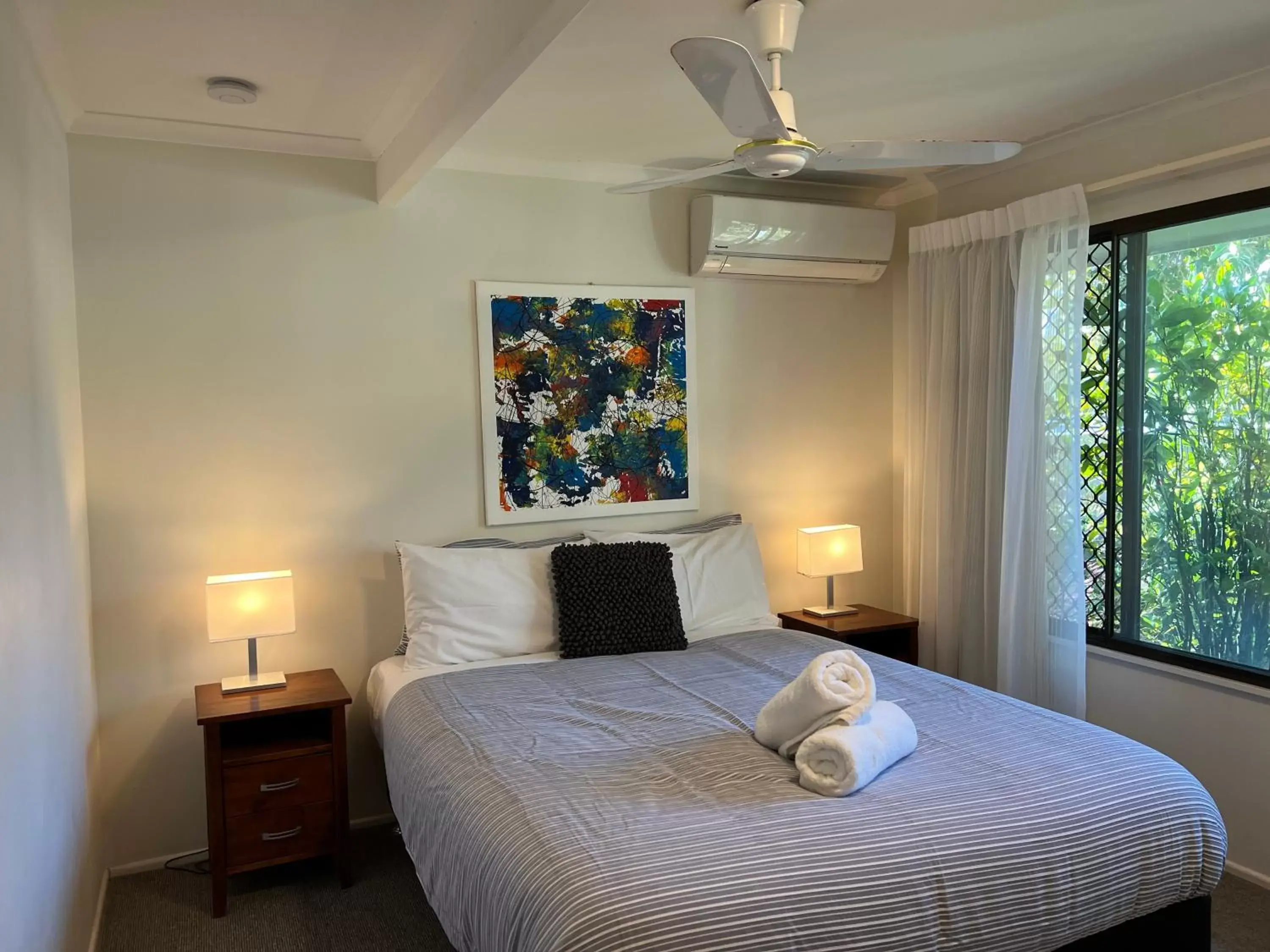 Bed in Nautilus Noosa Holiday Resort