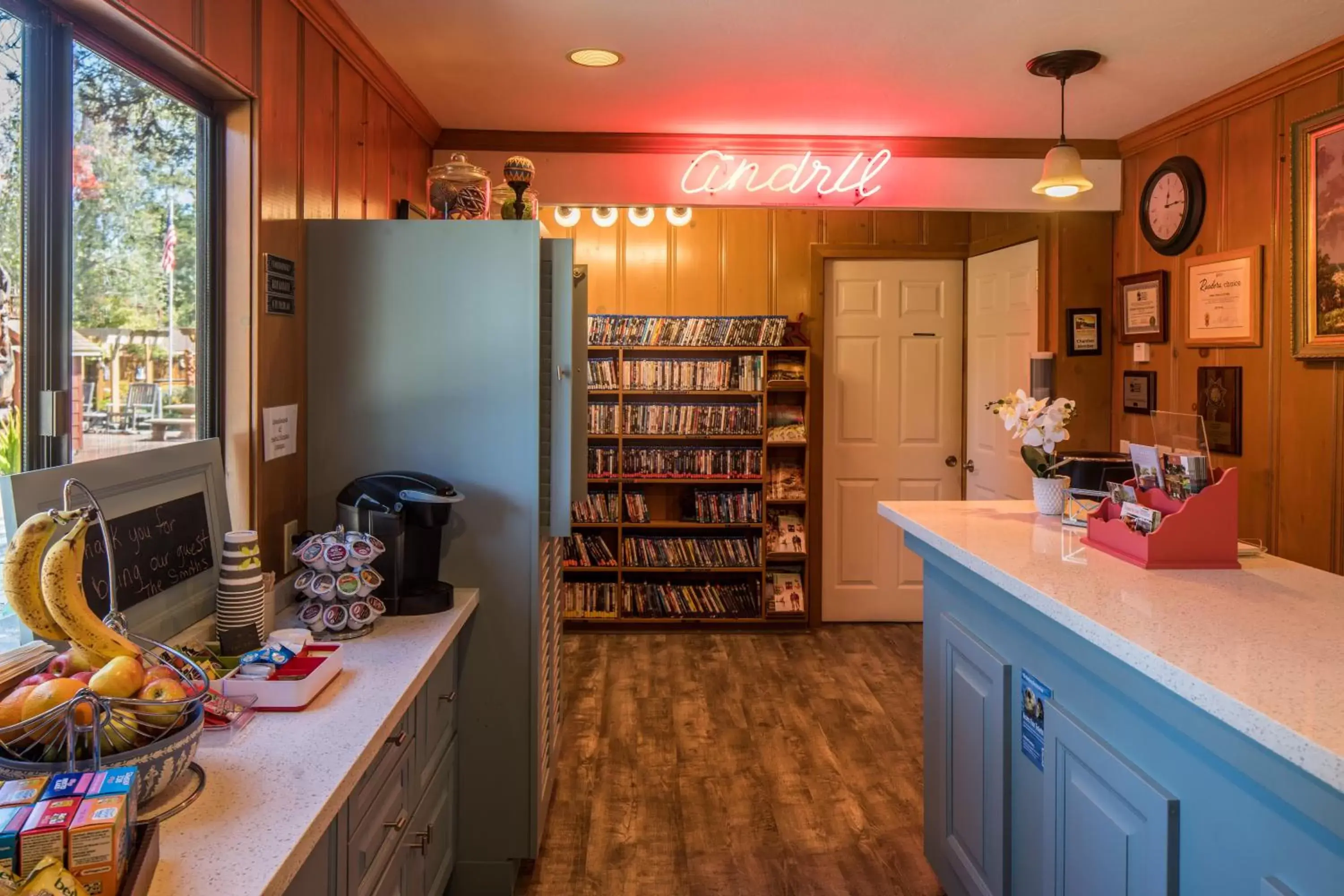 Lobby or reception in Andril Fireplace Cottages