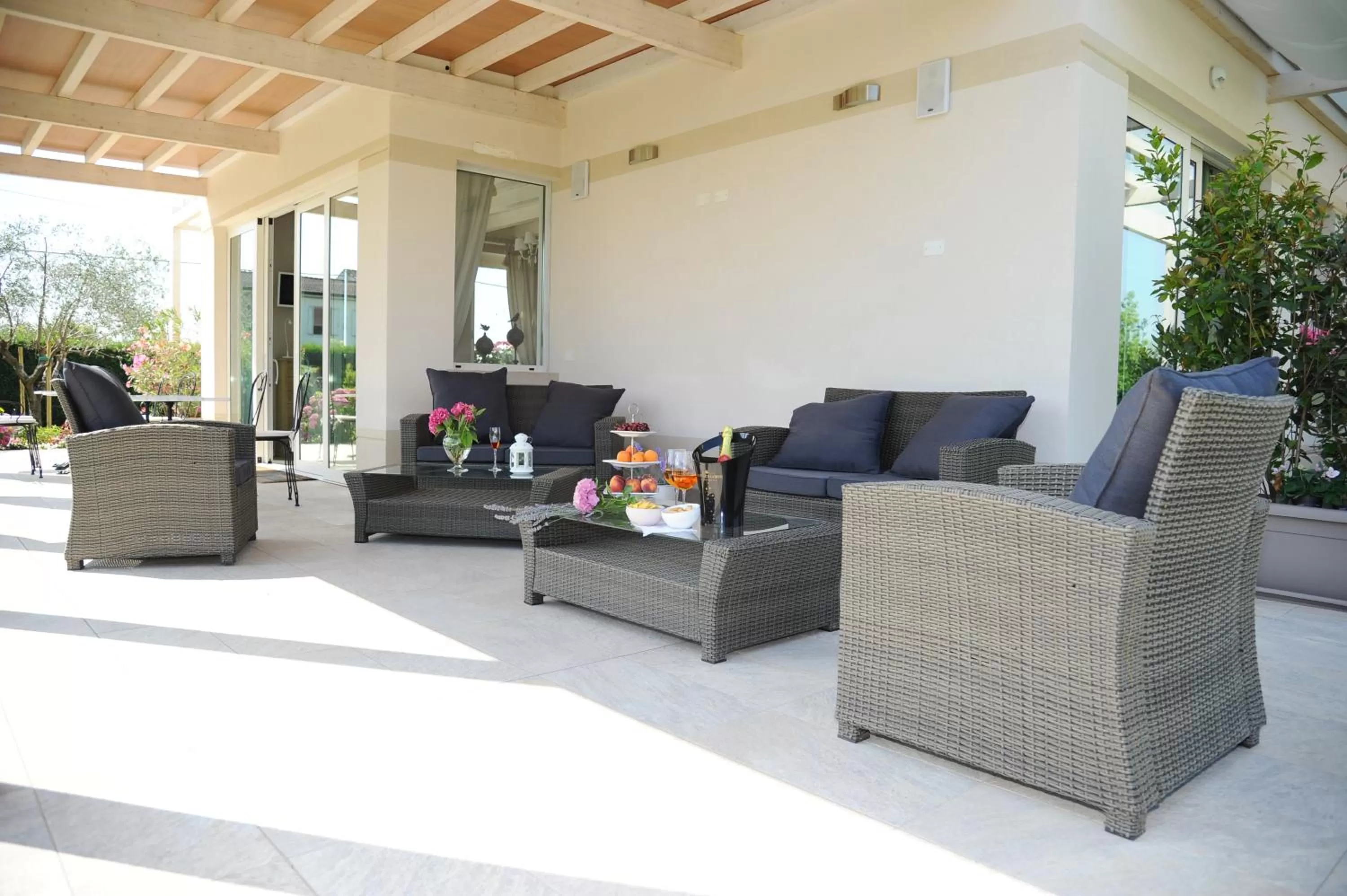 Patio in B&B La Magia dei Sogni Relais