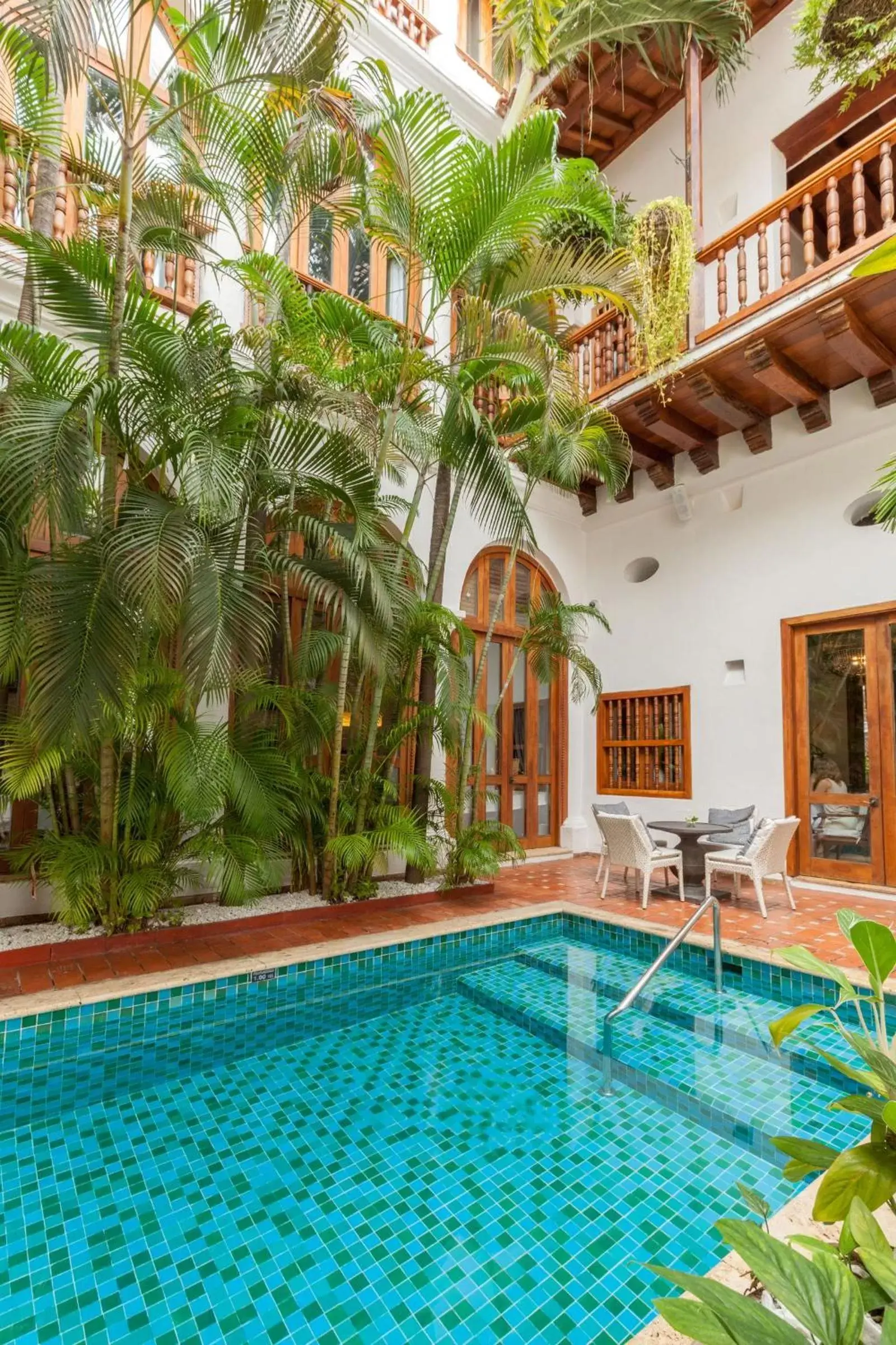 Swimming Pool in Hotel Casa San Agustin