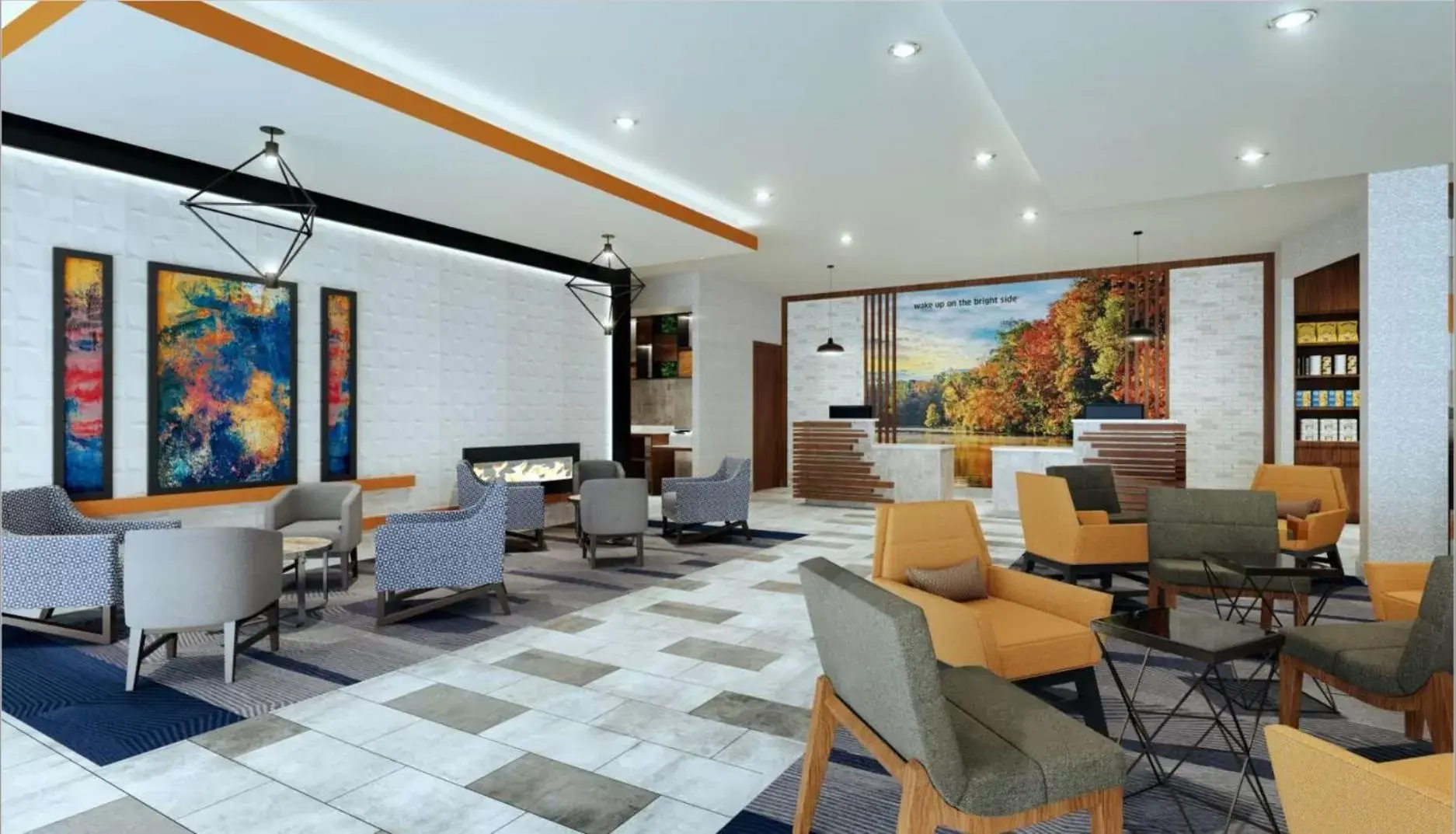 Lobby or reception, Lounge/Bar in La Quinta Inn & Suites by Wyndham-Albany GA