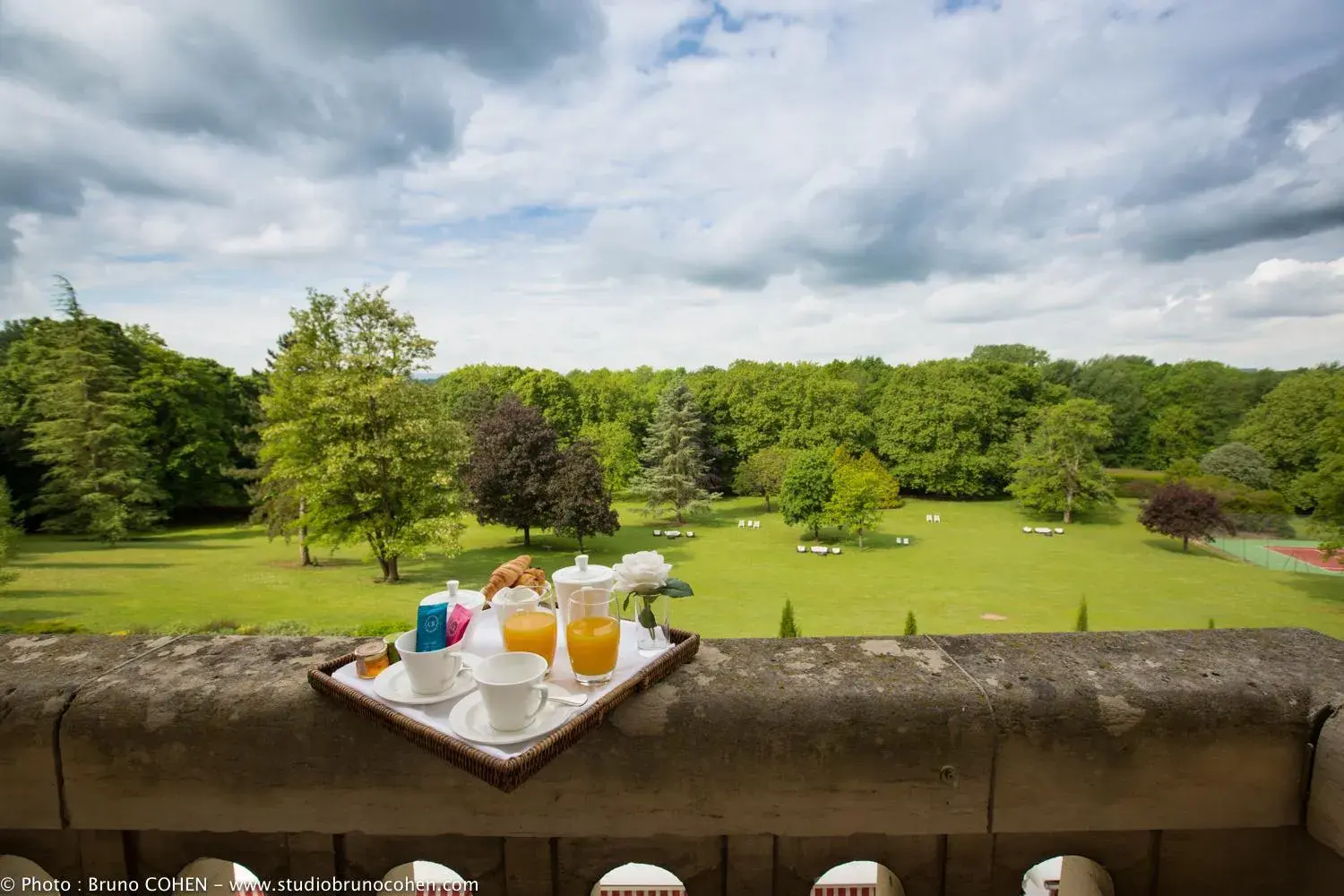 View (from property/room) in Le Château de la Tour