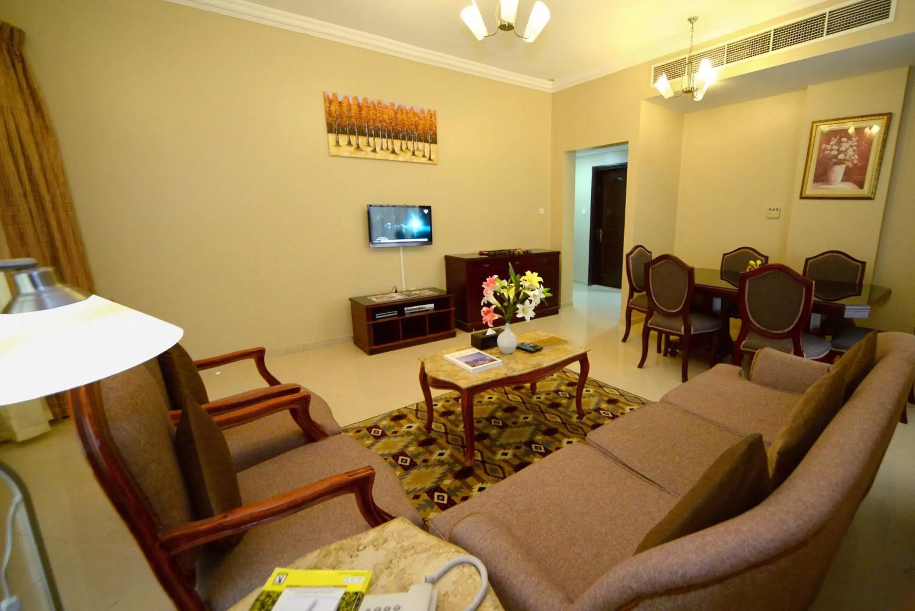 Living room, Seating Area in Emirates Stars Hotel Apartments Sharjah