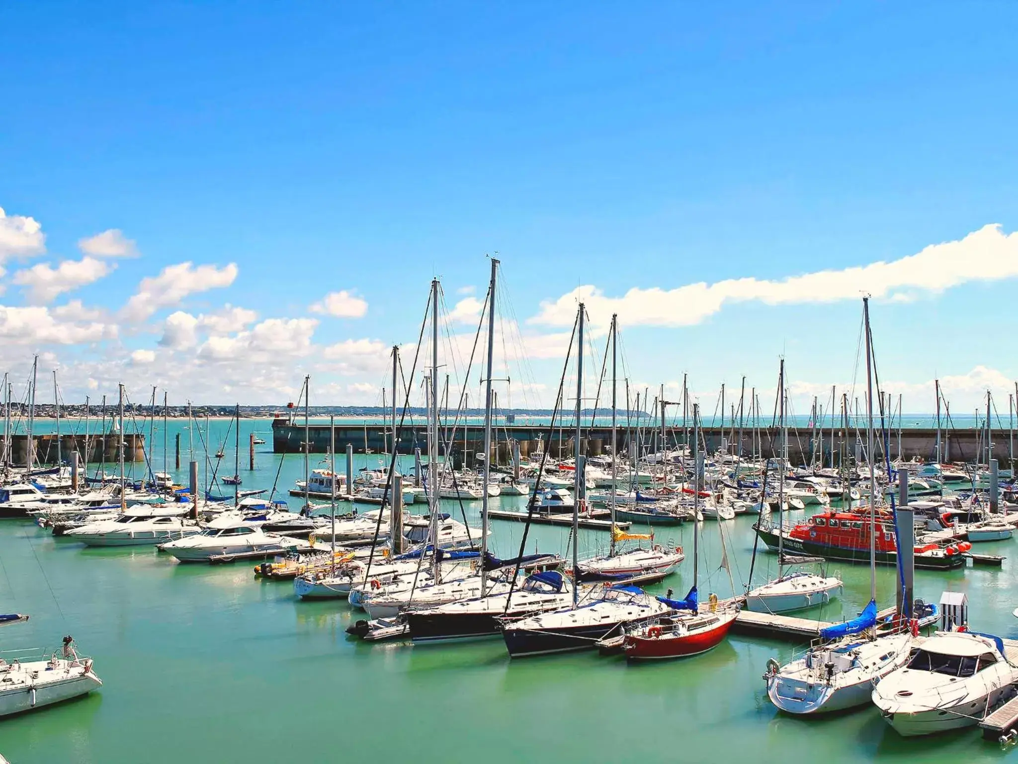 Sea view in ibis Granville Port De Plaisance