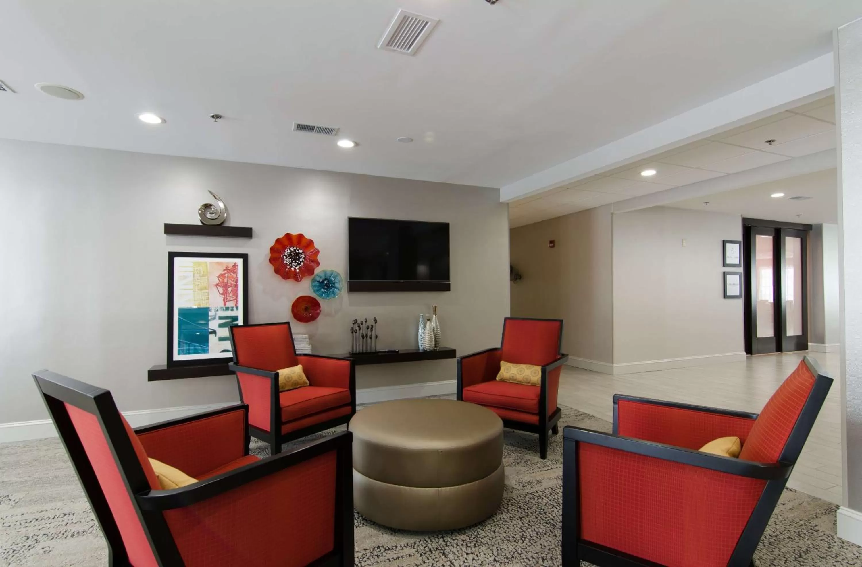 Lobby or reception in Hampton Inn Salem
