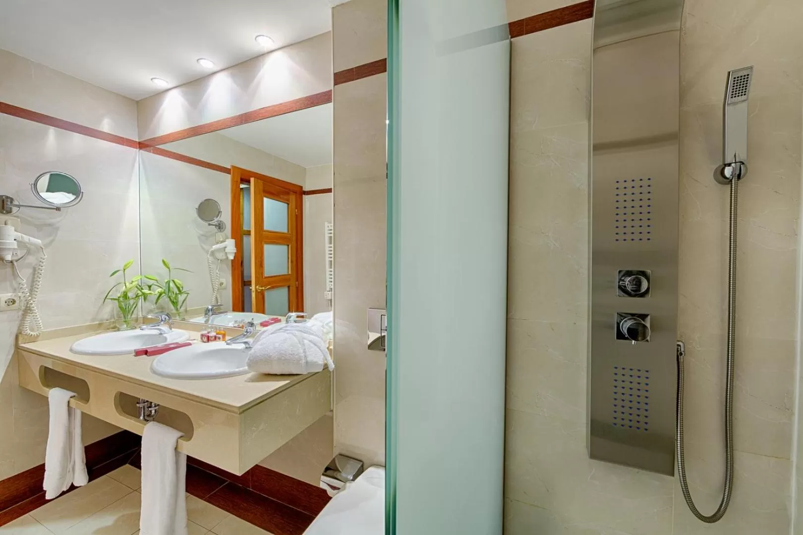 Shower in AZZ Peñafiel Las Claras Hotel & Spa
