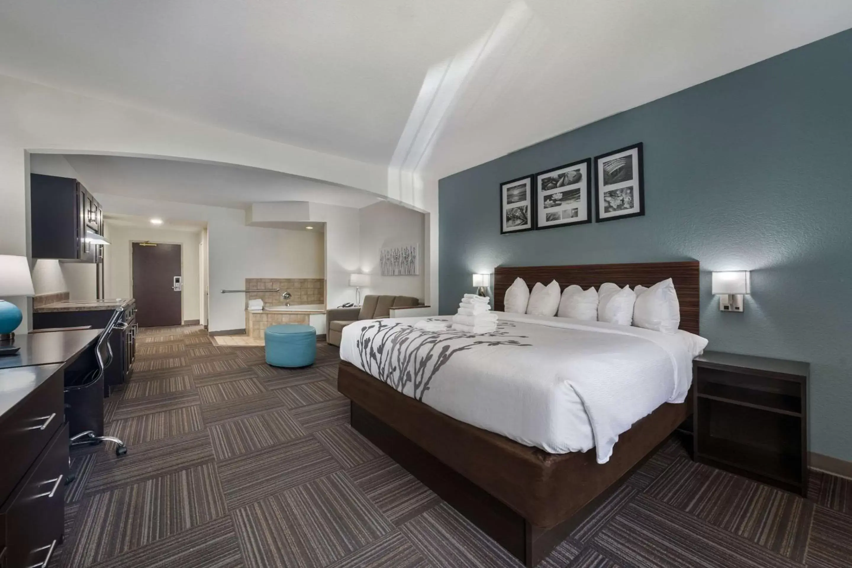 Bedroom, Bed in Sleep Inn & Suites Chesapeake - Portsmouth