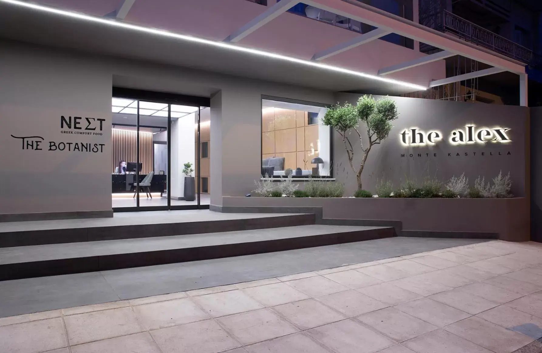 Facade/entrance in The Alex Monte Kastella, Santikos Collection Facade/entrance in The Alex Monte Kastella, Santikos Collection