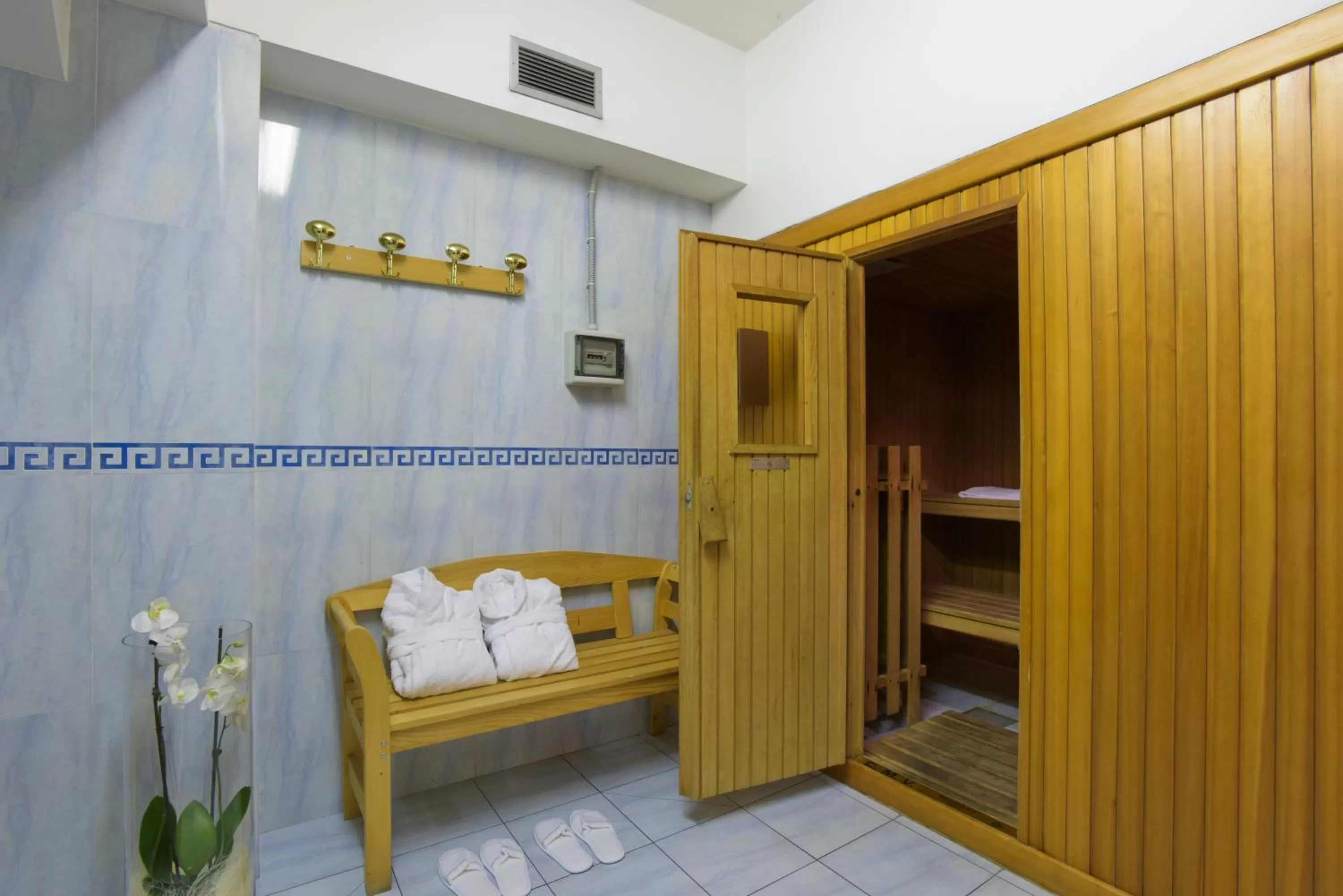 Sauna, Bed in Grand Hotel Tiberio