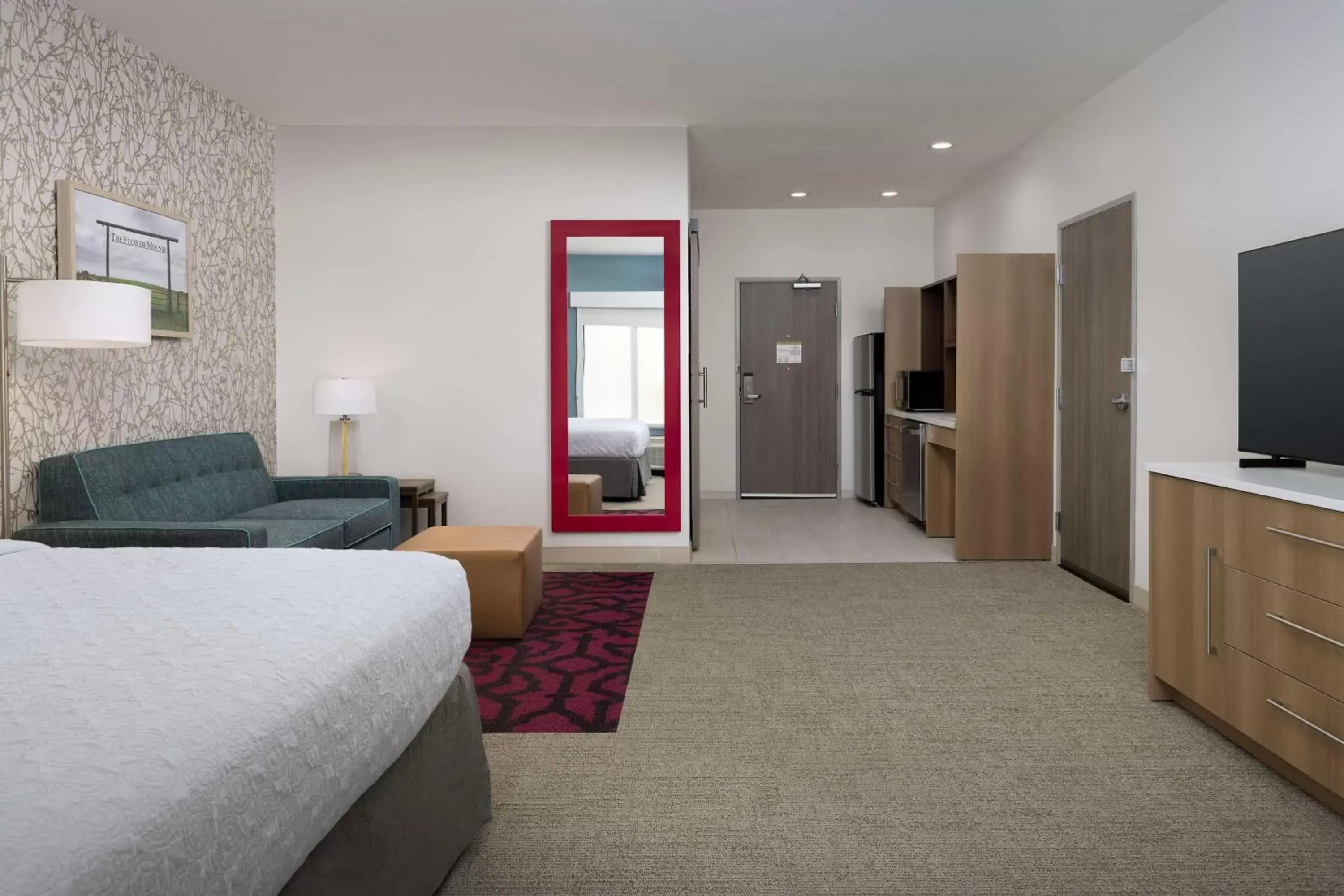 King Studio Suite with Accessible Tub - Mobility Access in Home2 Suites By Hilton Flower Mound Dallas King Studio Suite with Accessible Tub - Mobility Access in Home2 Suites By Hilton Flower Mound Dallas