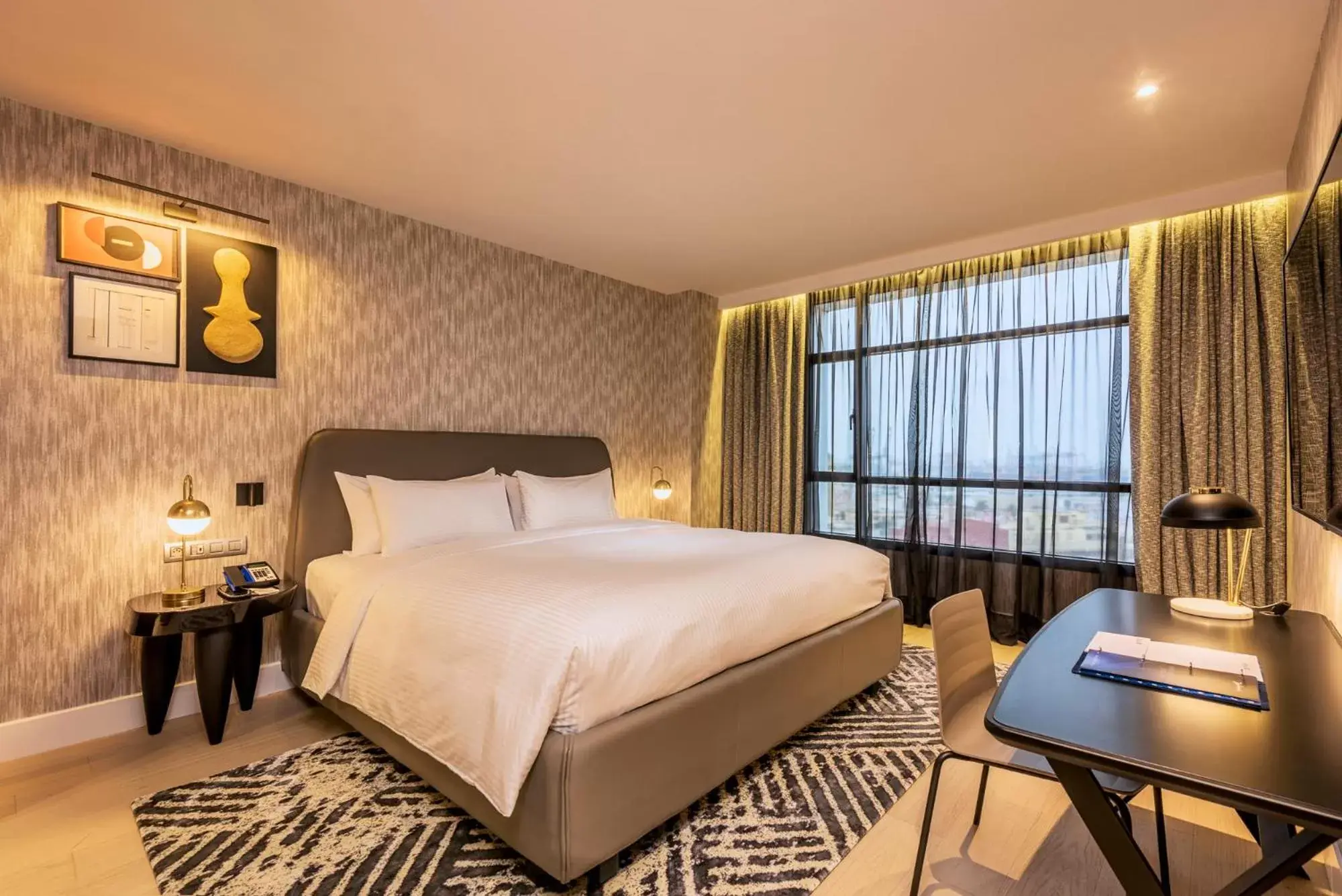 Bed in Radisson Blu Hotel Casablanca City Center
